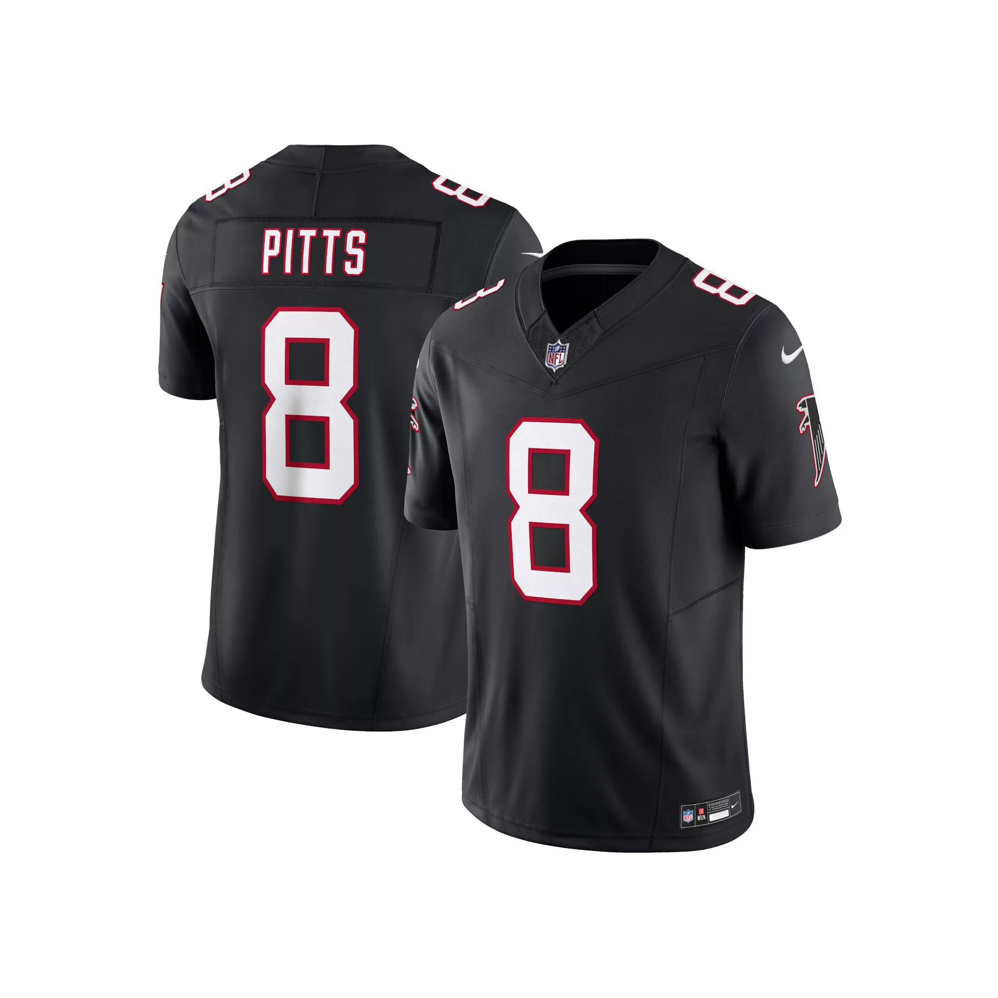 Men's Nike Kyle Pitts Black Atlanta Falcons Vapor F.U.S.E. Limited Jersey
