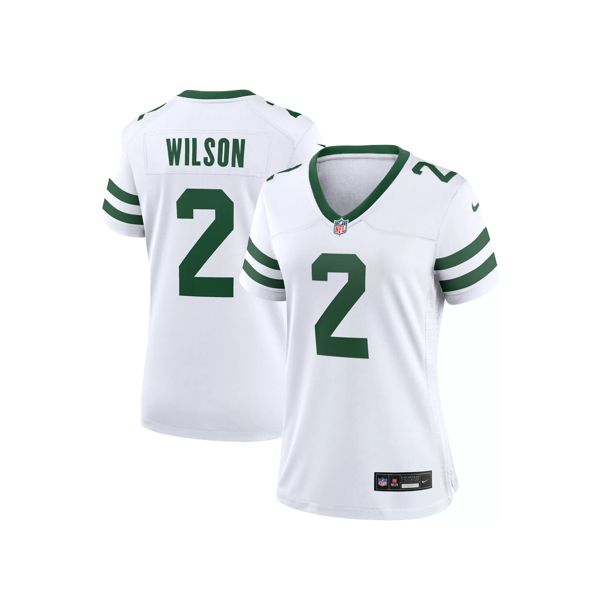 Women's Nike Zach Wilson White New York Jets Player Jersey