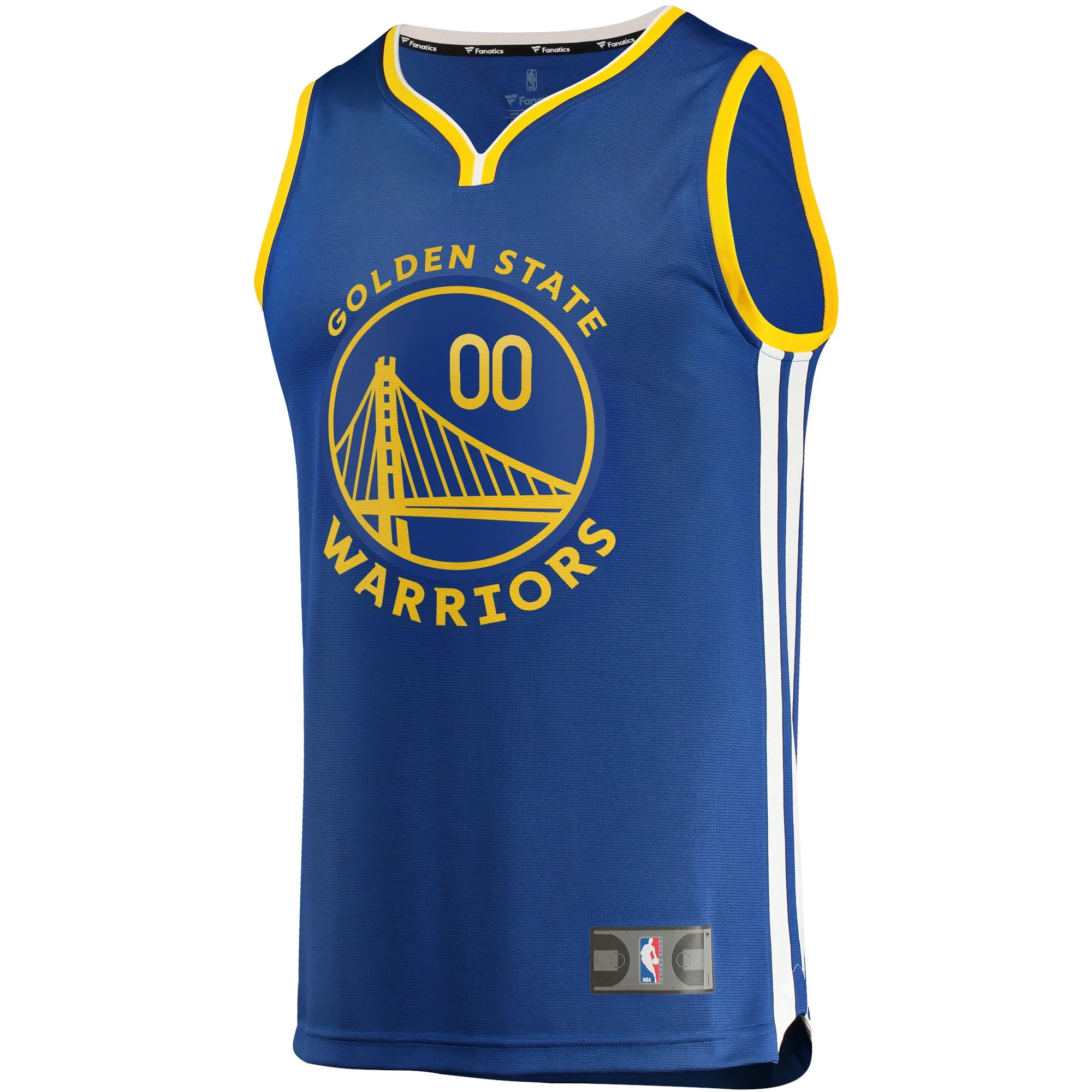 Men's Fanatics Jonathan Kuminga Royal Golden State Warriors Fast Break Replica Jersey - Icon Edition