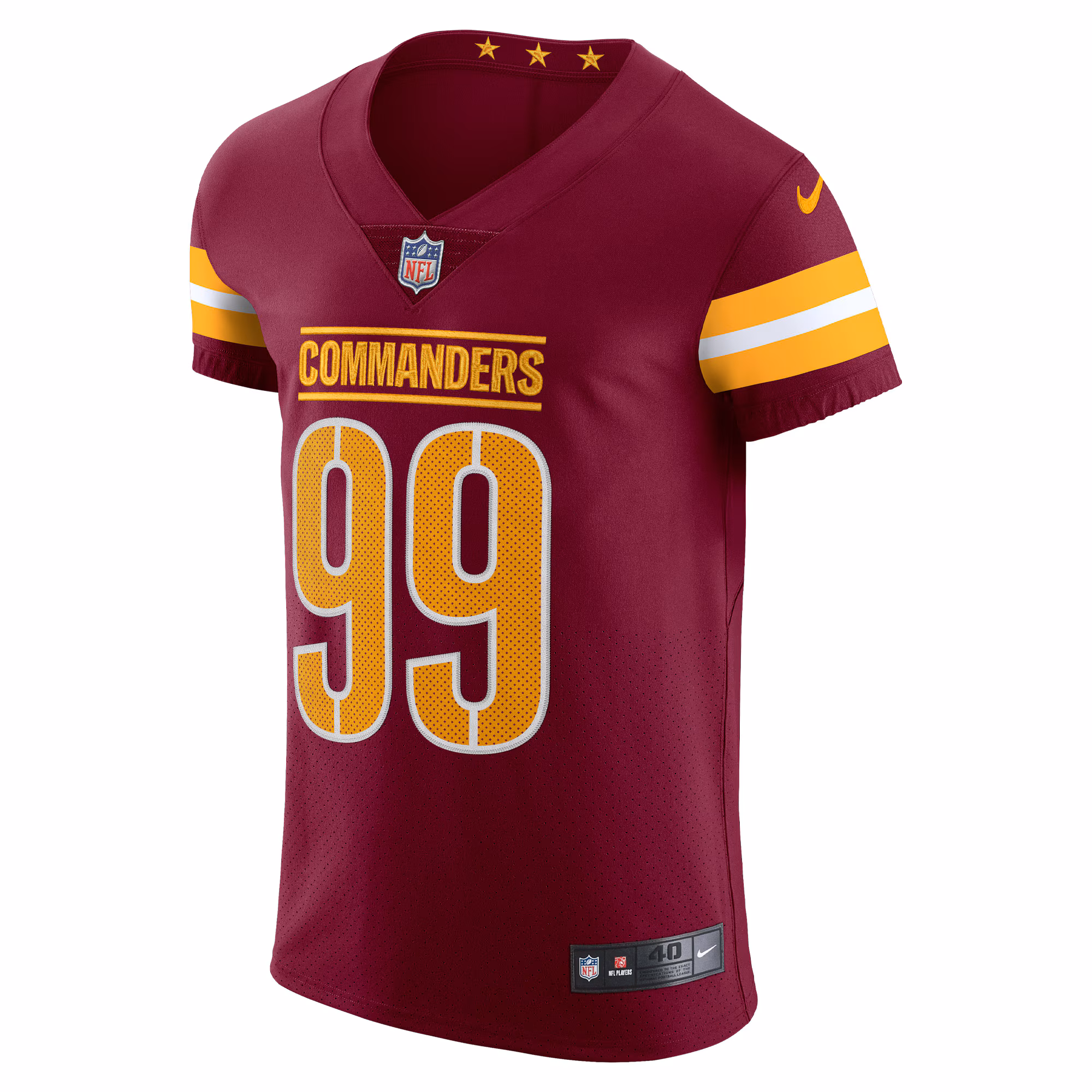 Chase Young Washington Commanders Nike Vapor Elite Jersey - Burgundy