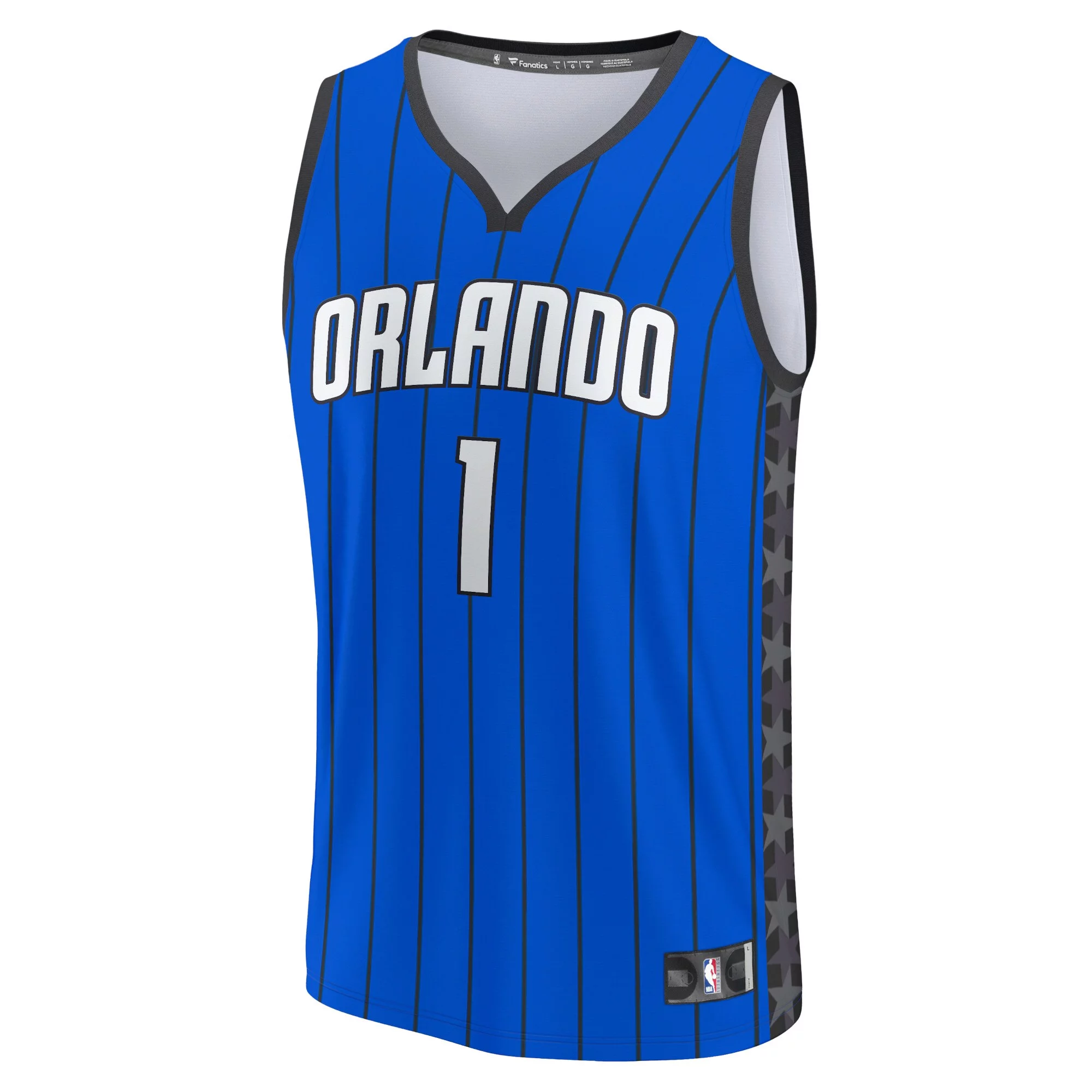 Men's Fanatics Jonathan Isaac Blue Orlando Magic Fast Break Replica Player Jersey - Statement Edition