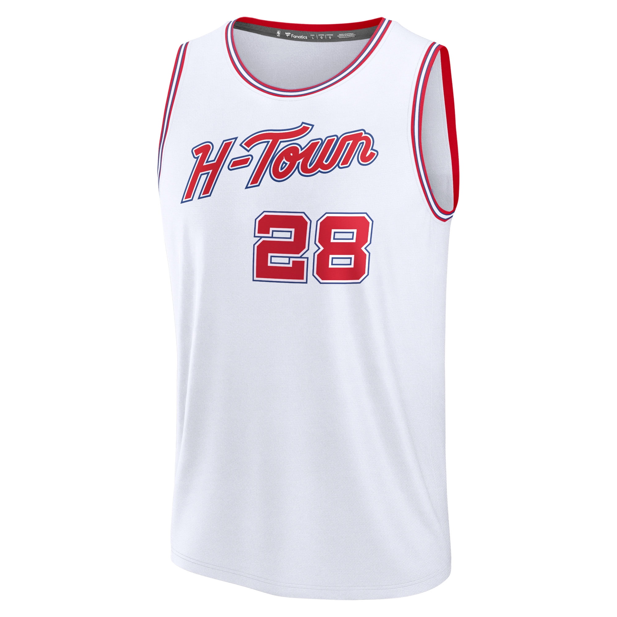 Men's Fanatics Branded Alperen Sengun White Houston Rockets Fast Break Jersey - City Edition
