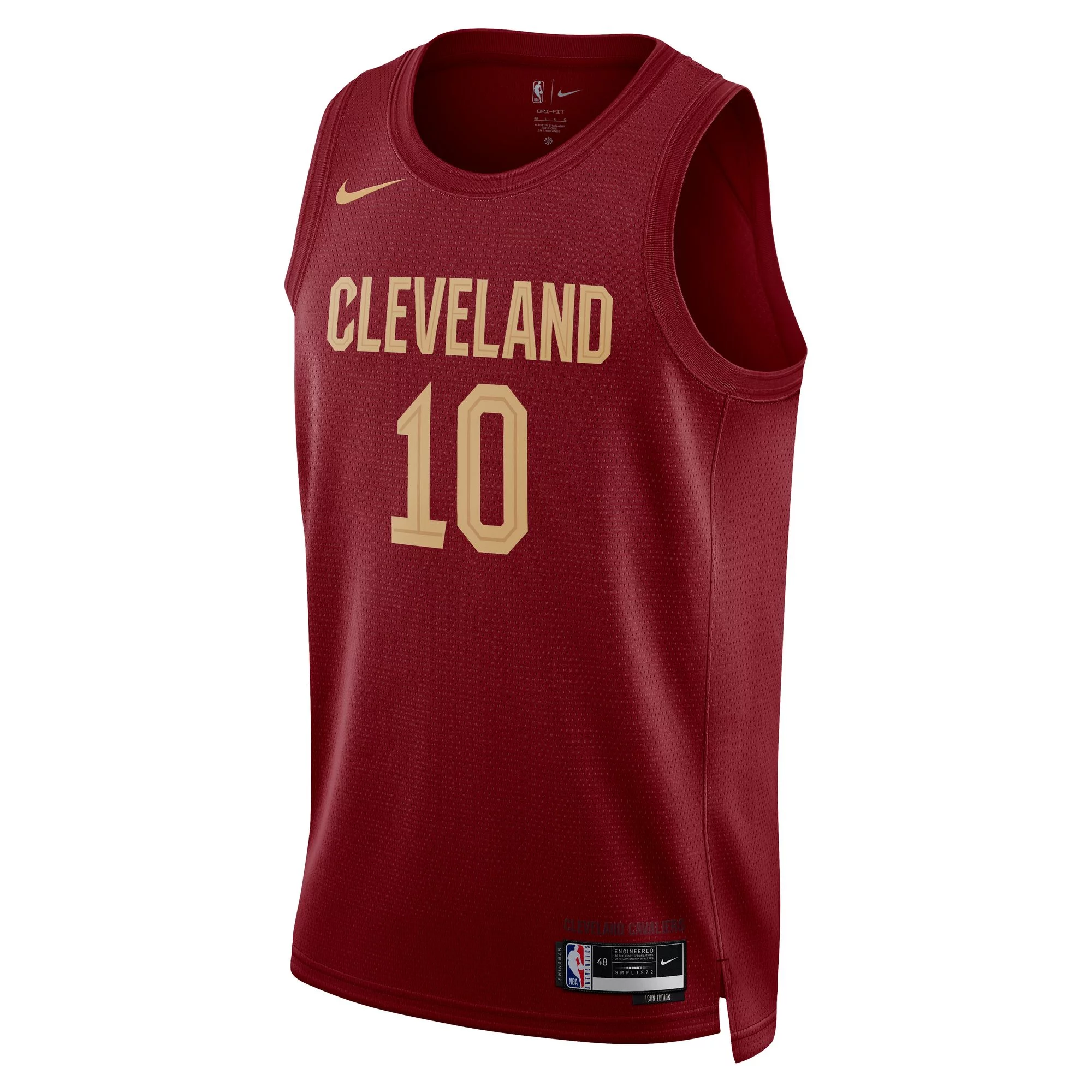 Unisex Nike Darius Garland Wine Cleveland Cavaliers Swingman Jersey - Icon Edition