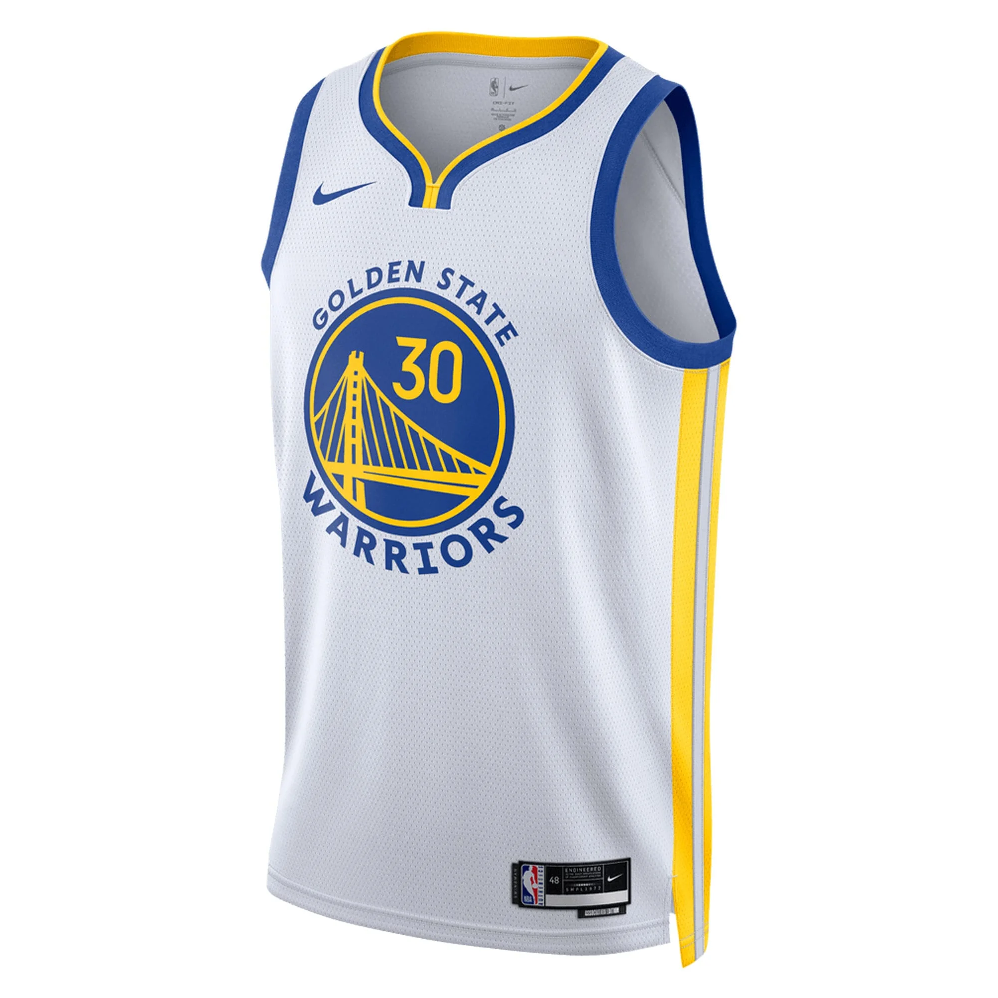 Unisex Nike Stephen Curry White Golden State Warriors Swingman Jersey - Association Edition
