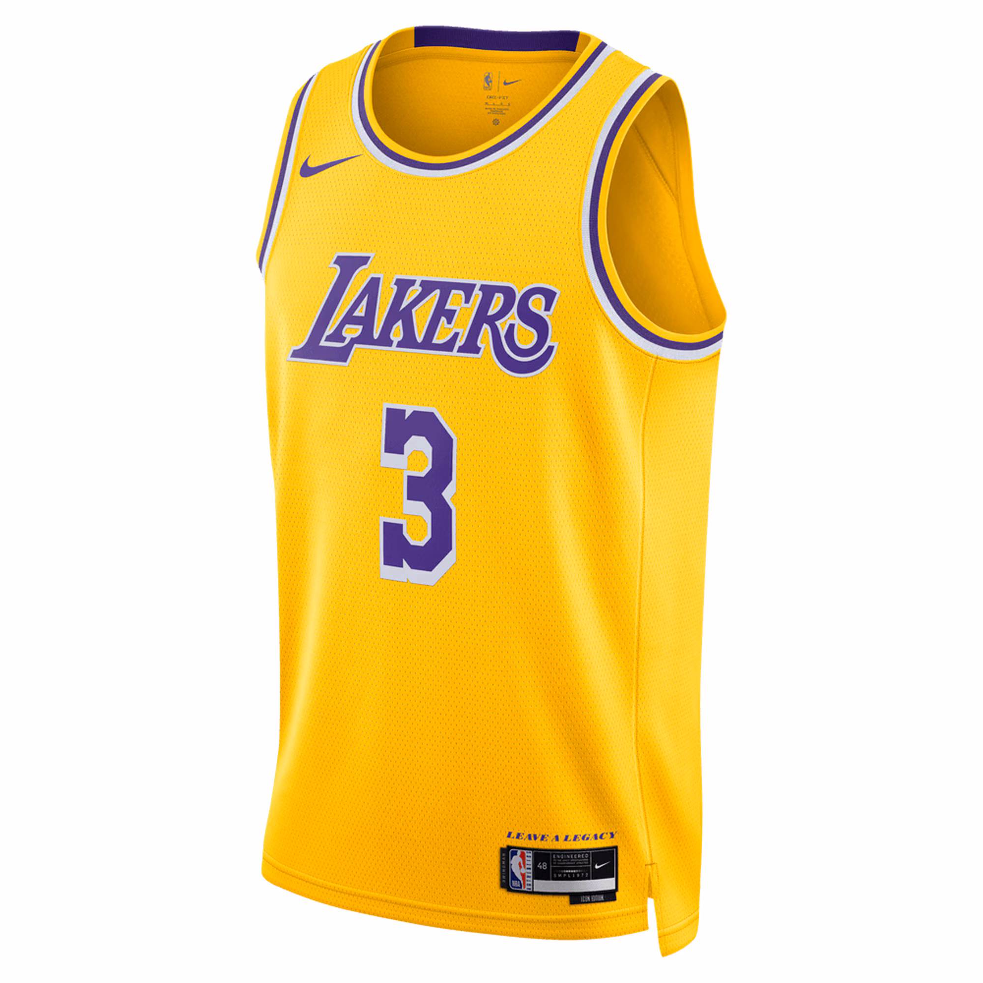 Anthony Davis Los Angeles Lakers Nike Unisex Swingman Jersey - Icon Edition - Gold