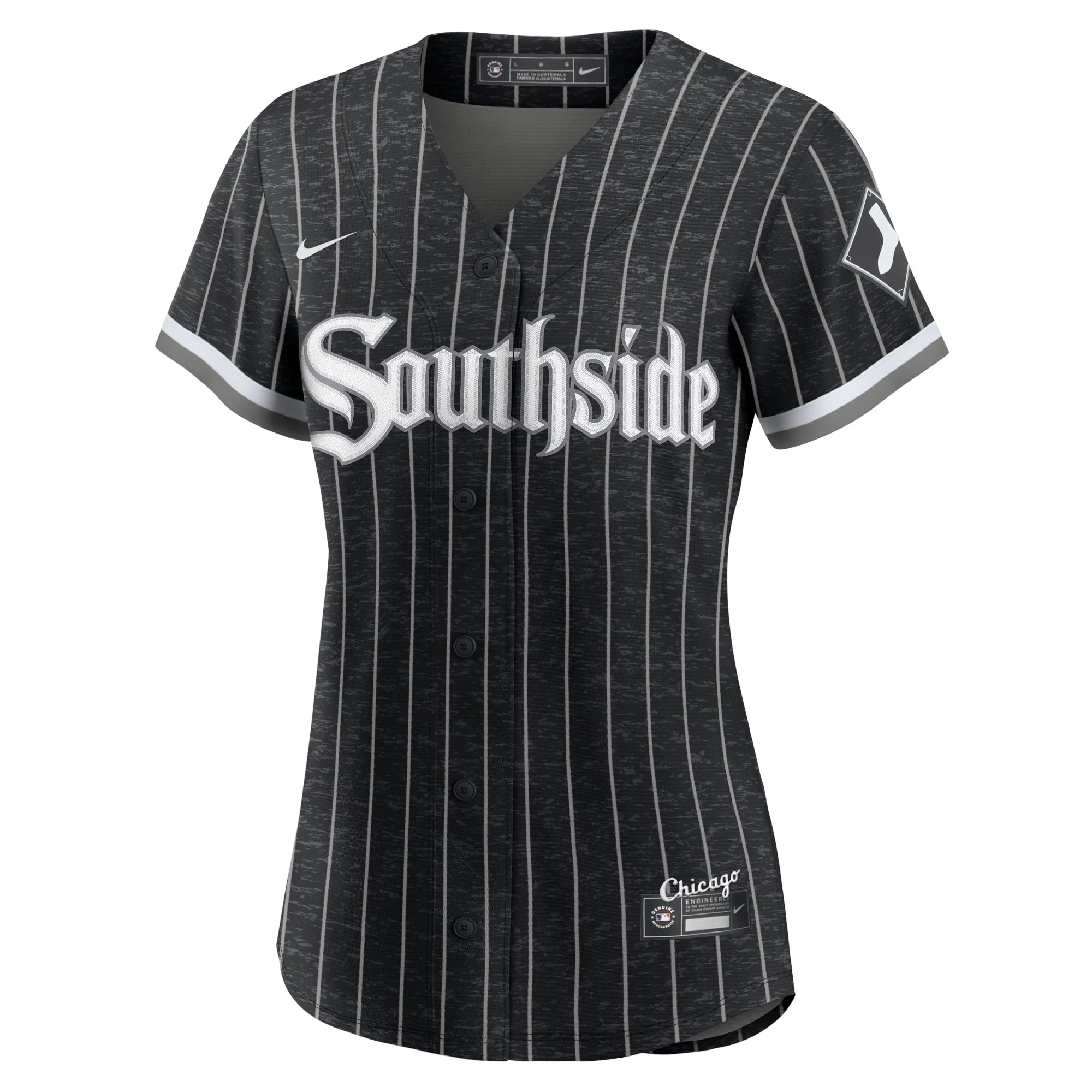 Women's Nike Yoan Moncada Black Chicago White Sox City Connect Replica Player Jersey