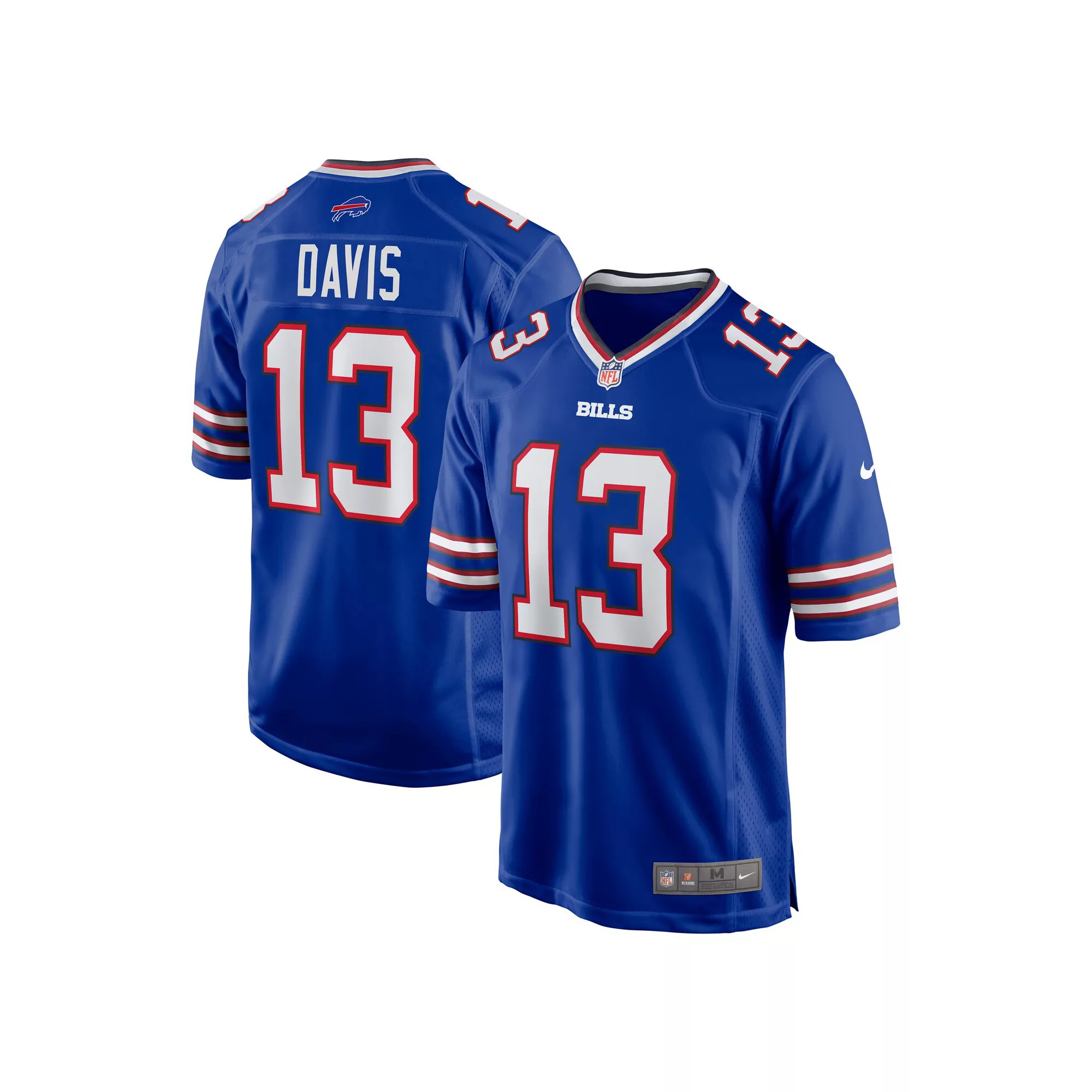 Men's Nike Gabriel Davis Royal Buffalo Bills Team Game Player Jersey