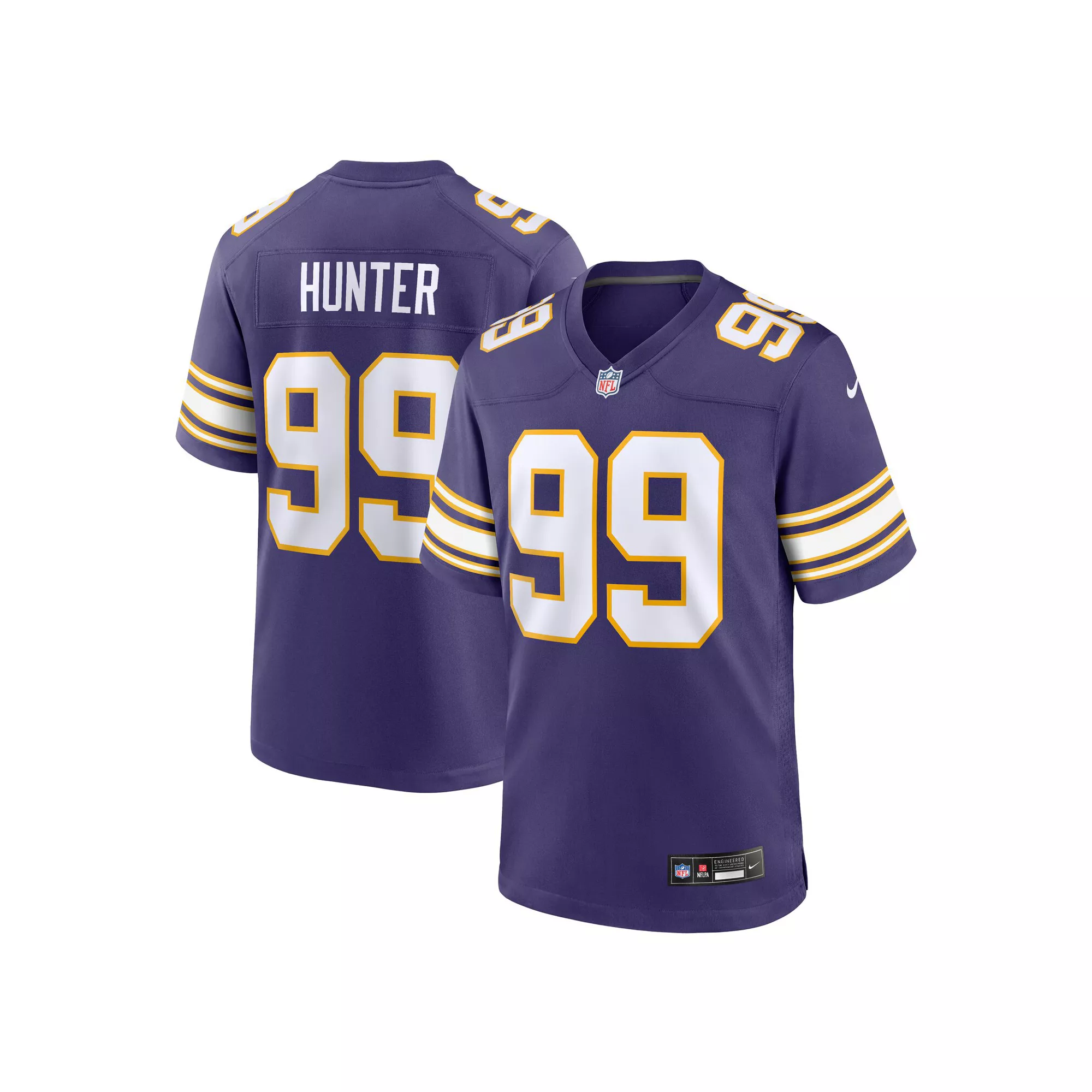 Men's Nike Danielle Hunter Purple Minnesota Vikings Classic Player Game Jersey