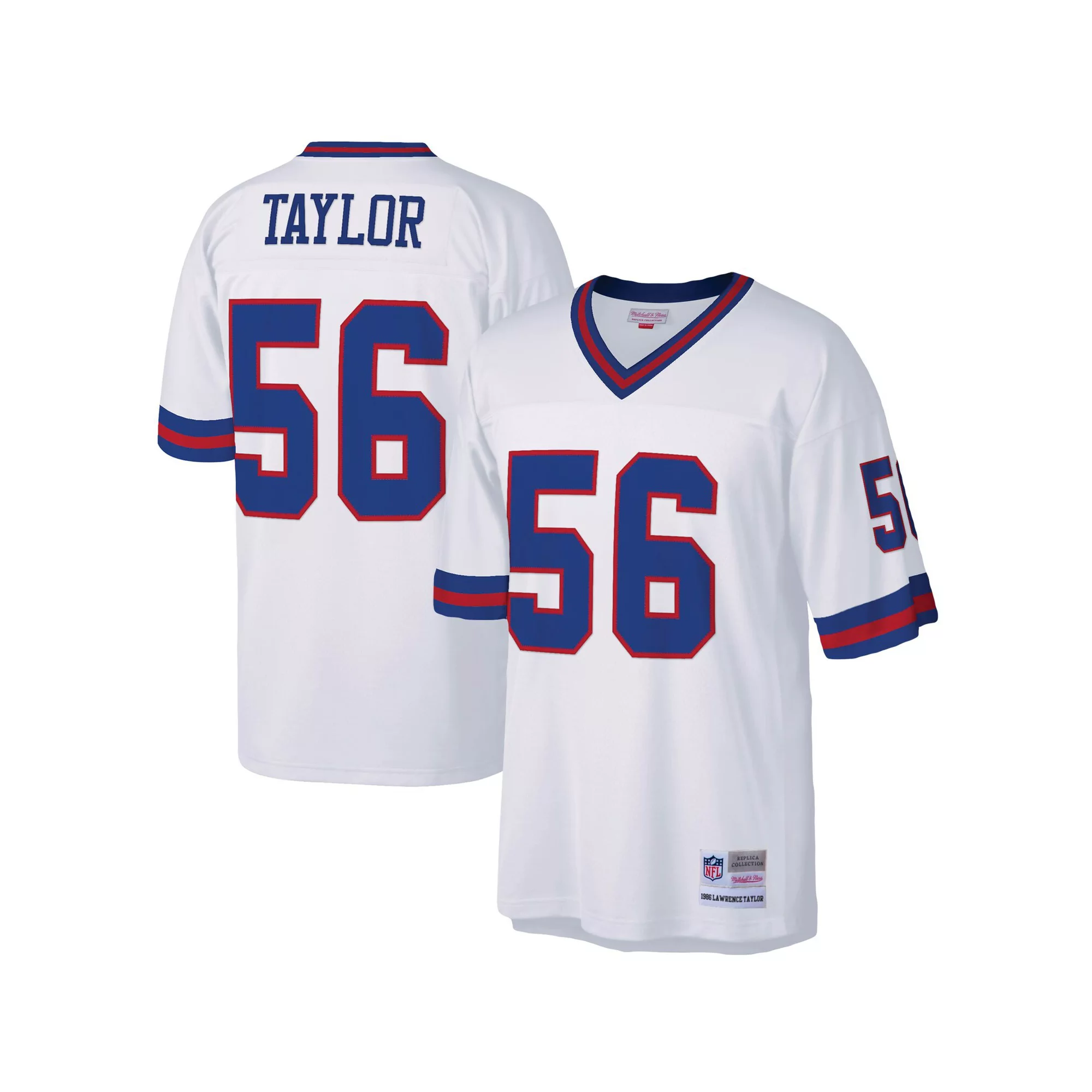 Men's Mitchell & Ness Lawrence Taylor White New York Giants Legacy Replica Jersey