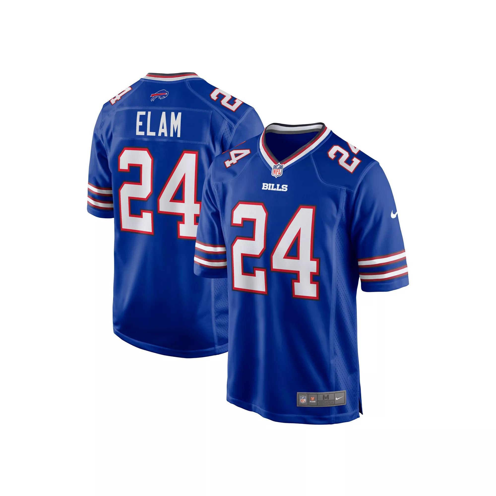 Men's Nike Kaiir Elam Royal Buffalo Bills Player Game Jersey