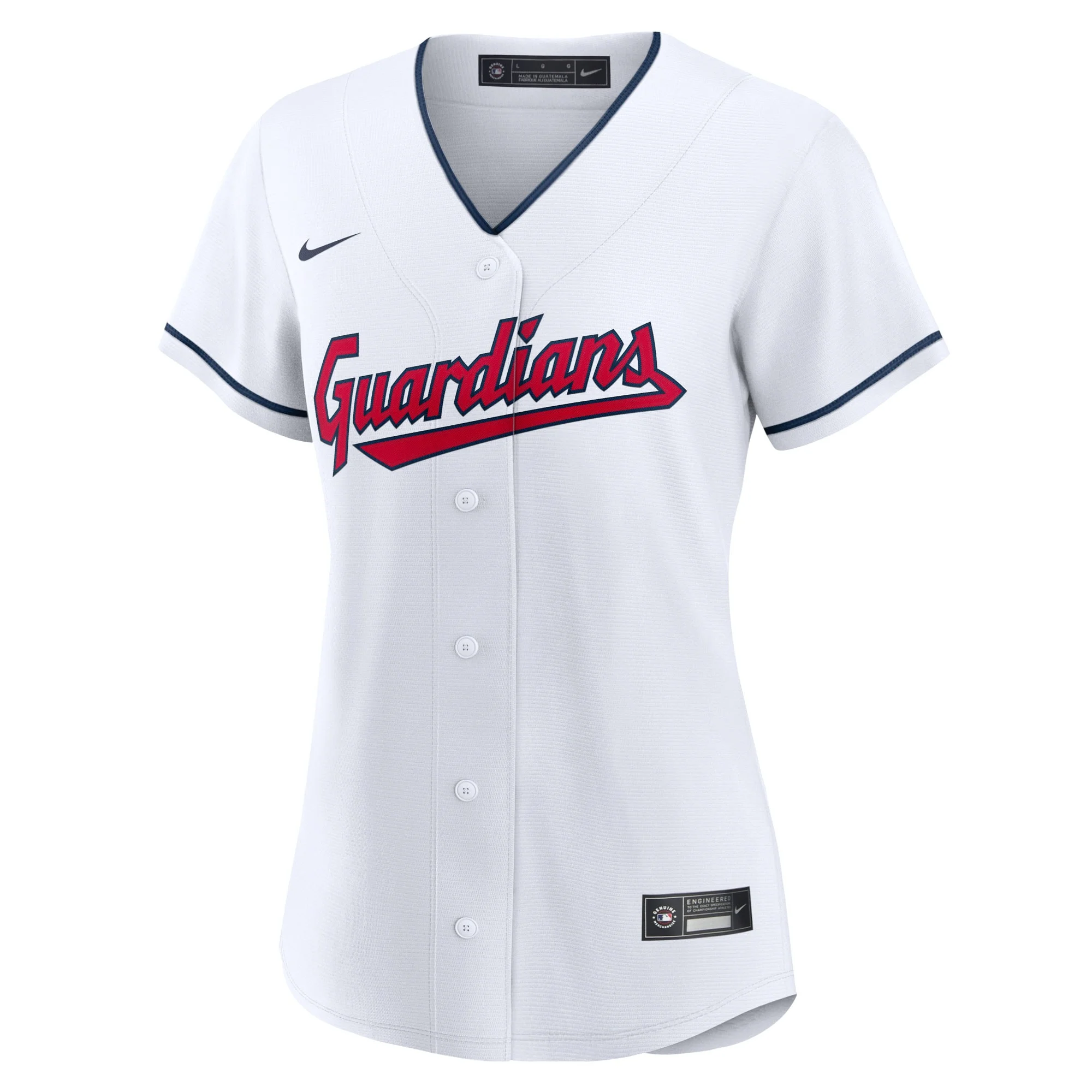 Women's Nike White Cleveland Guardians Home Replica Team Jersey