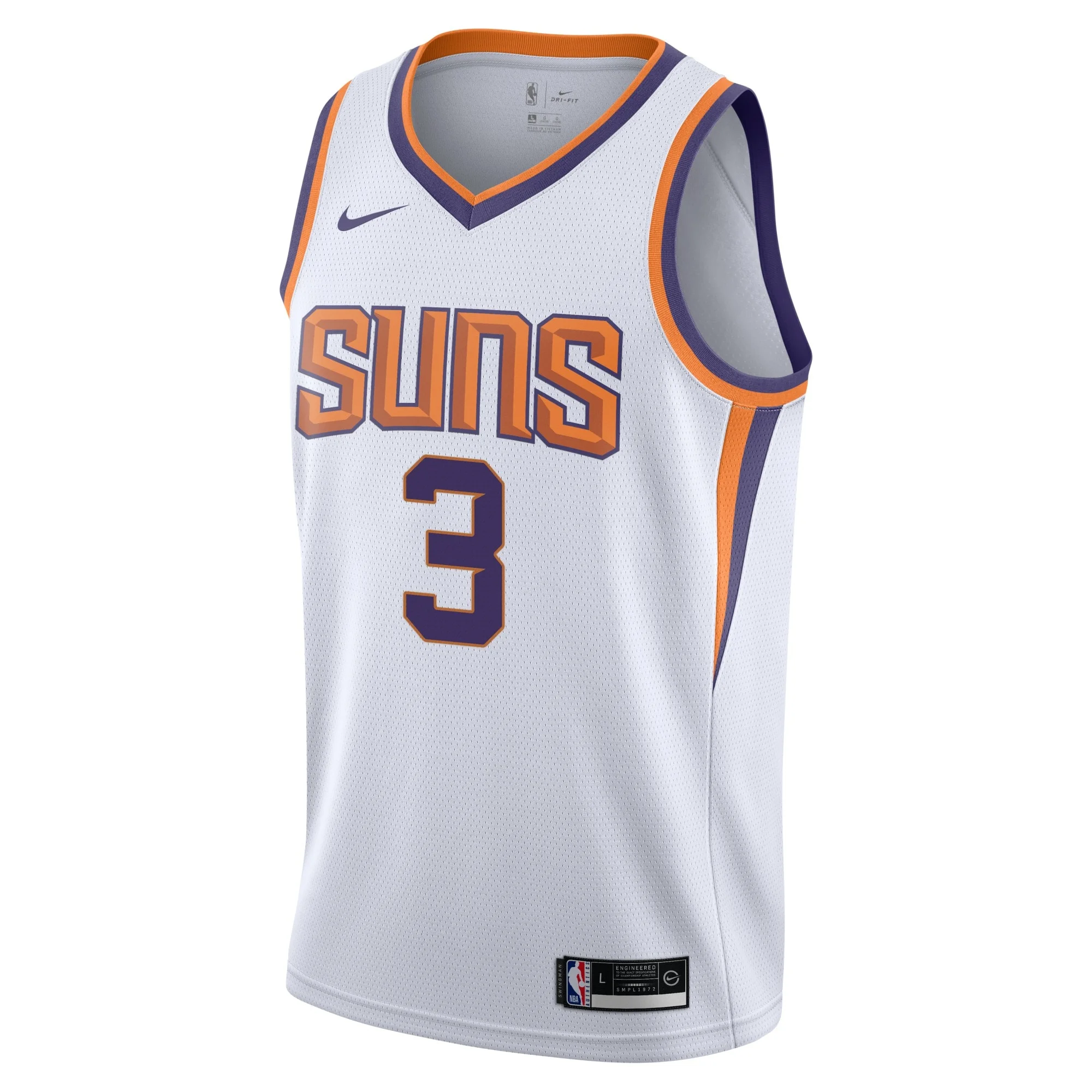 Youth Nike Chris Paul White Phoenix Suns Swingman Jersey - Association Edition