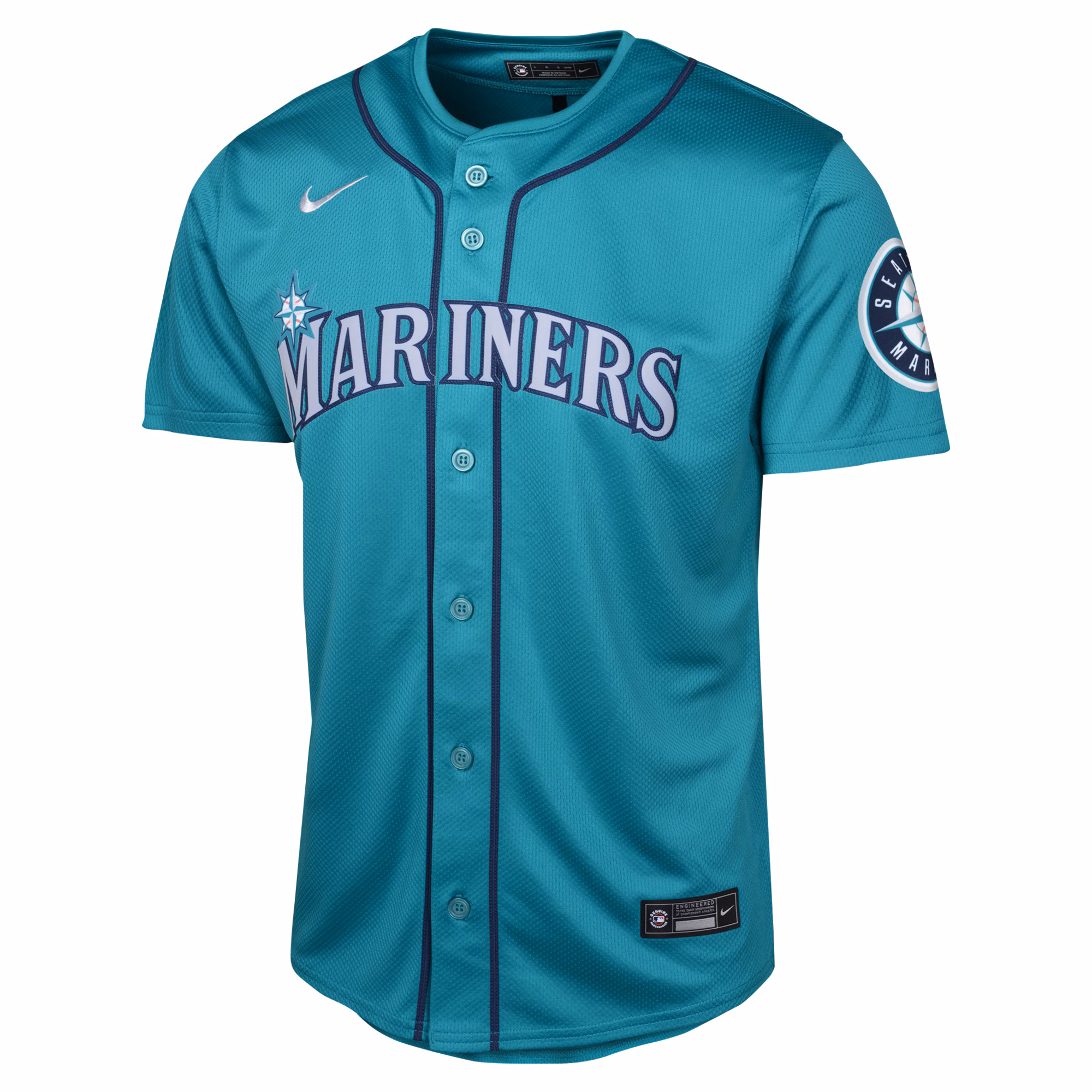 Seattle Mariners Nike Youth Alternate Limited Jersey - Aqua