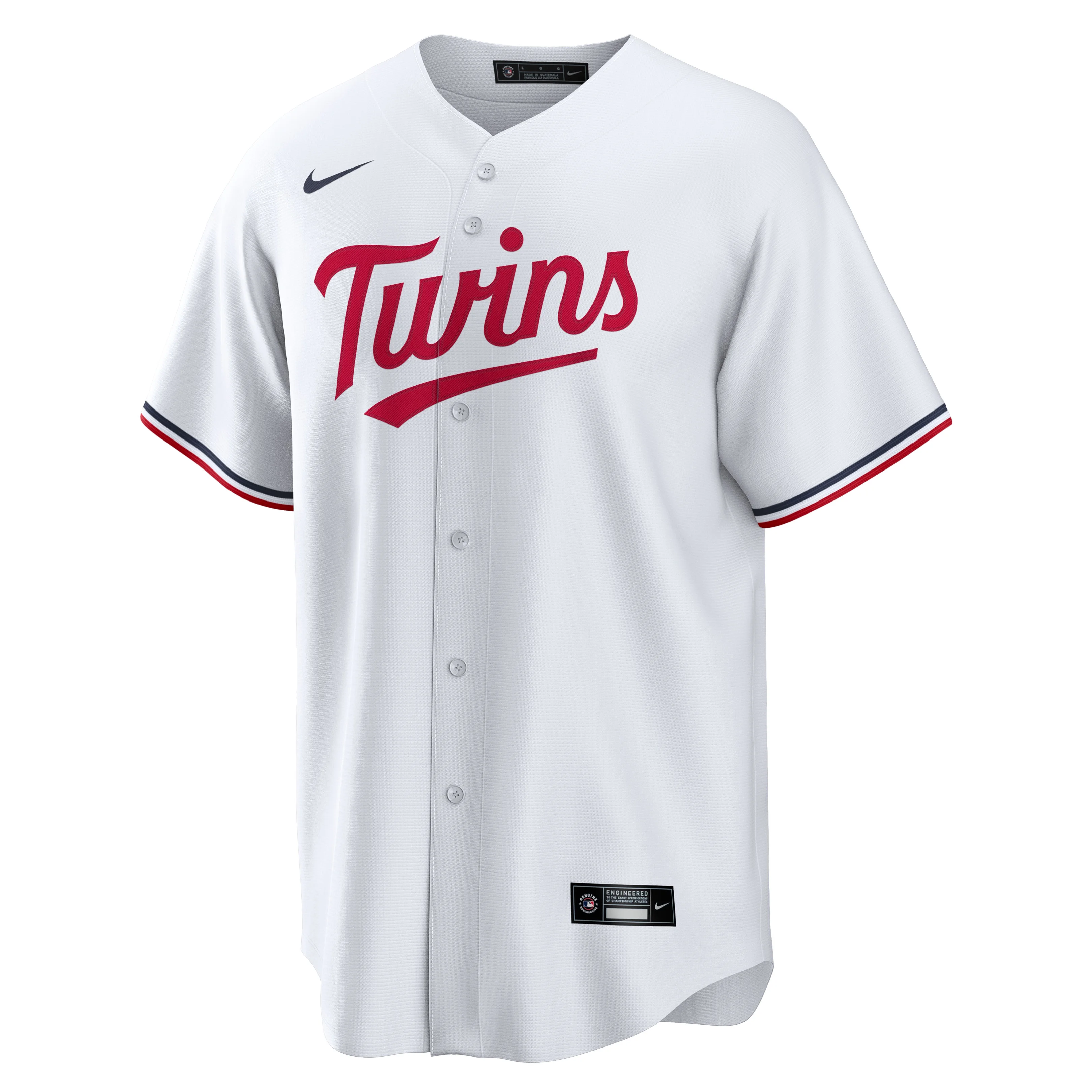 Men's Nike Pablo L-pez White Minnesota Twins Home Replica Player Jersey