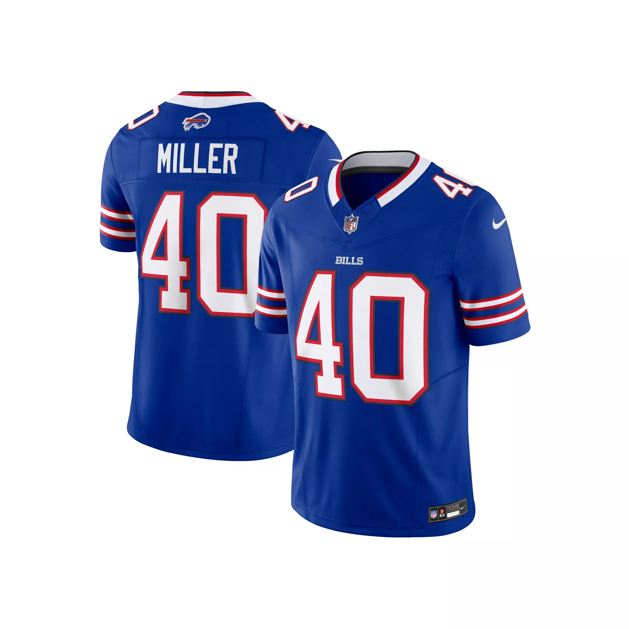 Men's Nike Von Miller Royal Buffalo Bills Vapor F.U.S.E. Limited  Jersey