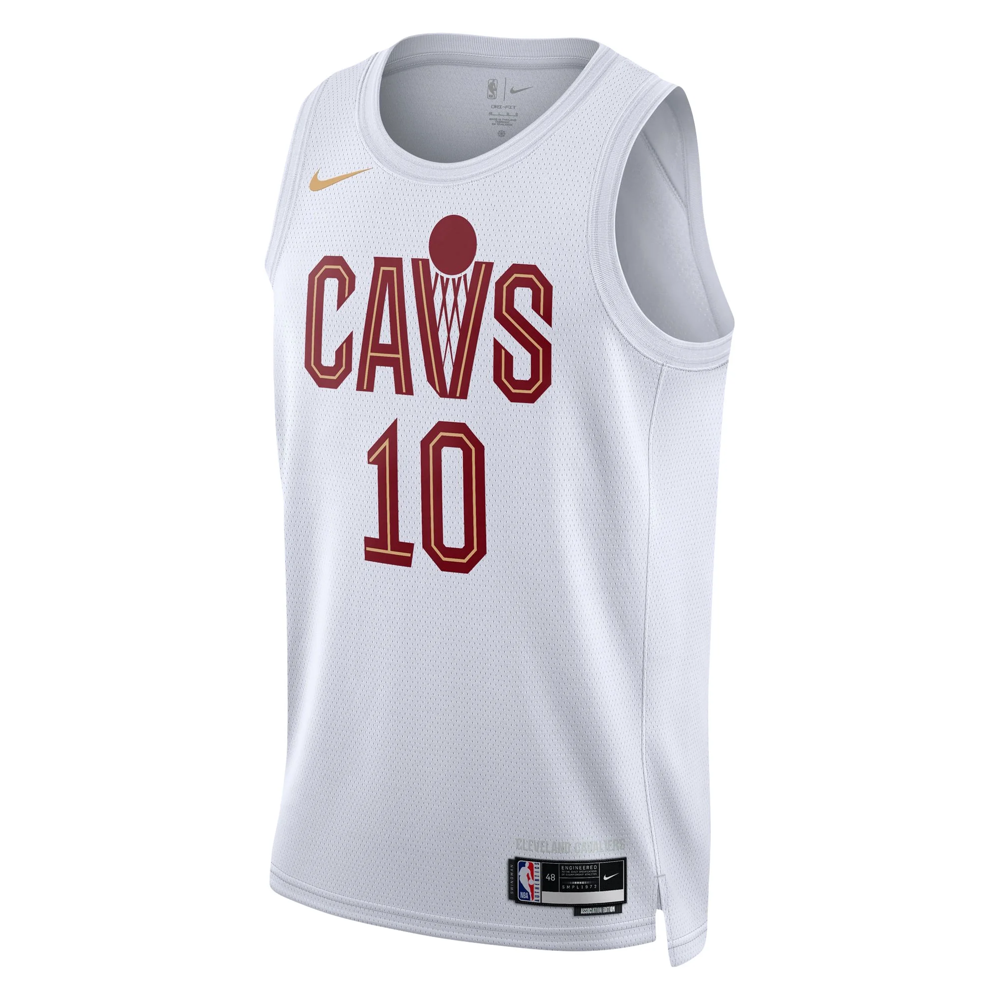 Unisex Nike Darius Garland White Cleveland Cavaliers Swingman Jersey - Association Edition