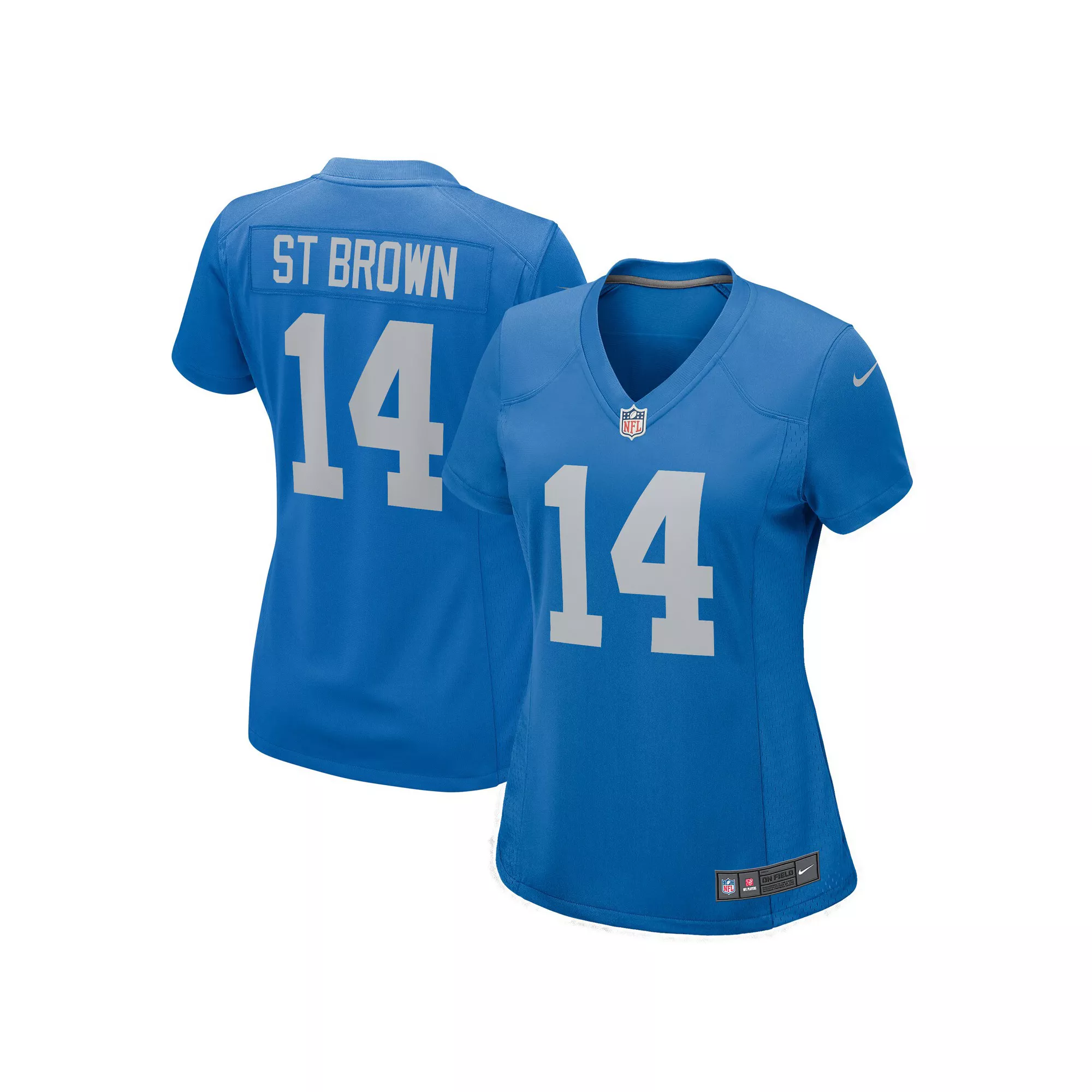 Women's Nike Amon-Ra St. Brown Blue Detroit Lions Player Game Jersey