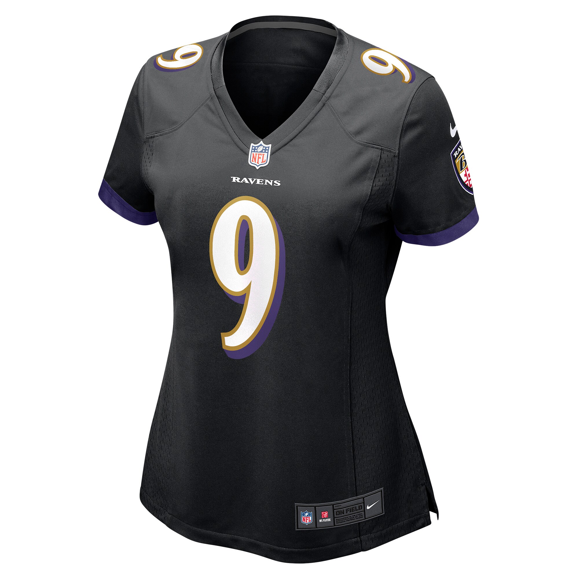 Justin Tucker Baltimore Ravens Nike Women's Game Jersey - Black