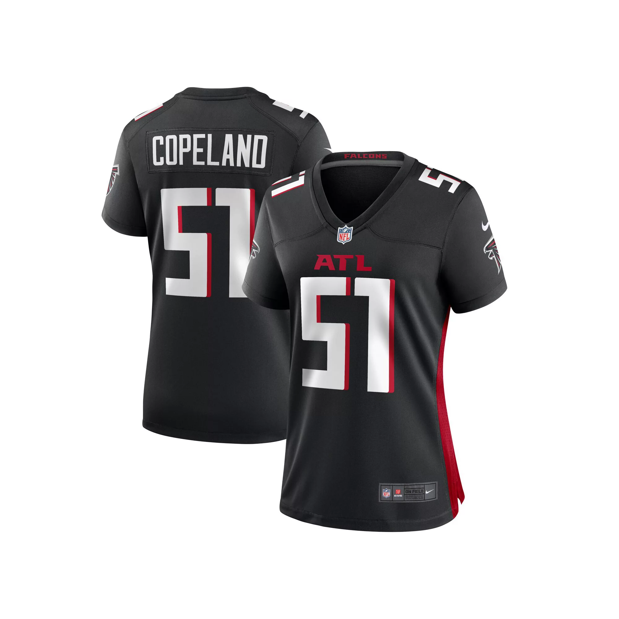 Women's Nike Brandon Copeland Black Atlanta Falcons Game Player Jersey