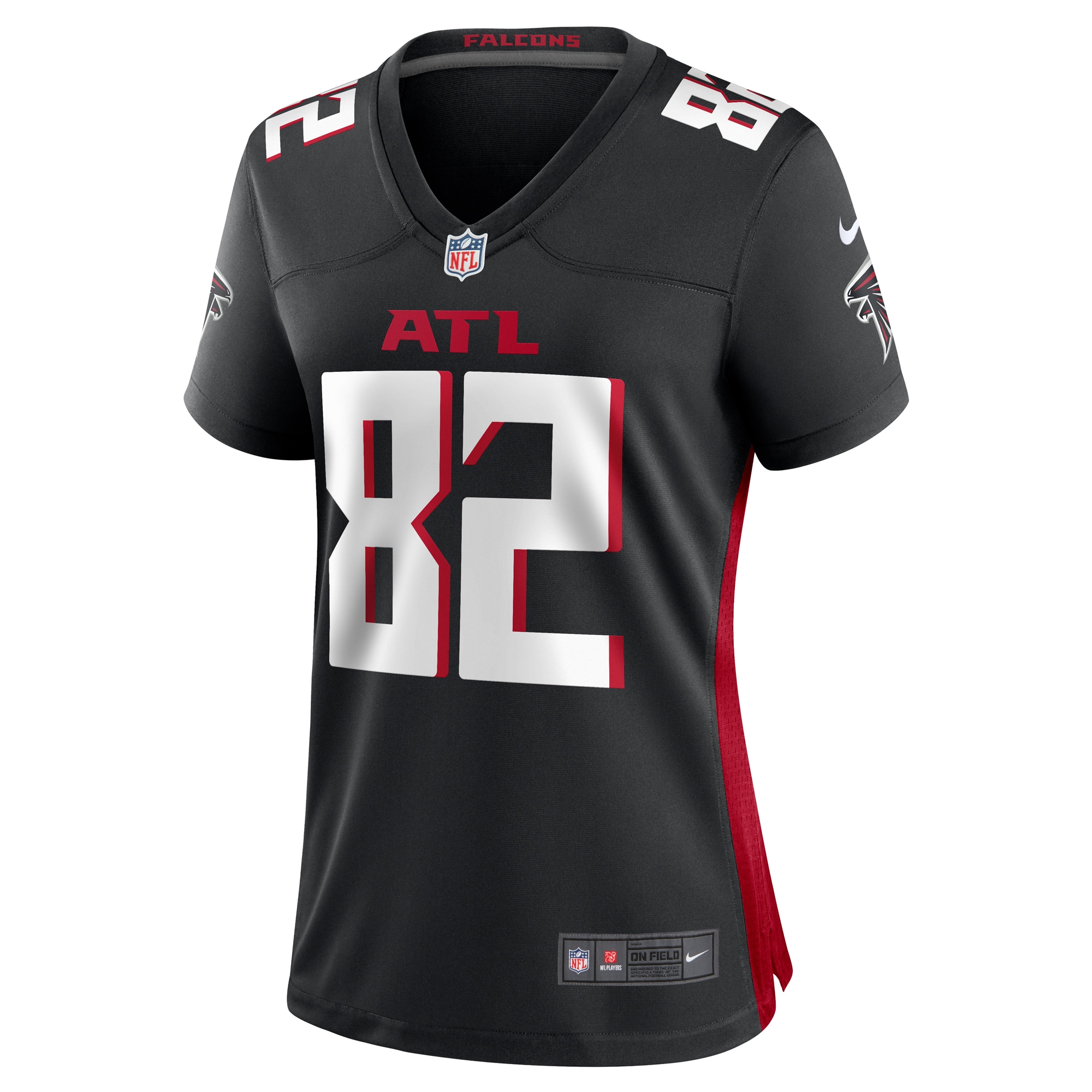 Xavier Malone Atlanta Falcons Nike Women's  Game Jersey -  Black