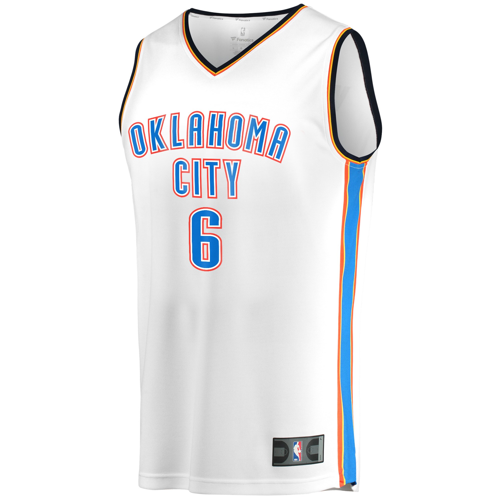 Jaylin Williams Oklahoma City Thunder Fanatics Fast Break Player Jersey - Association Edition - White