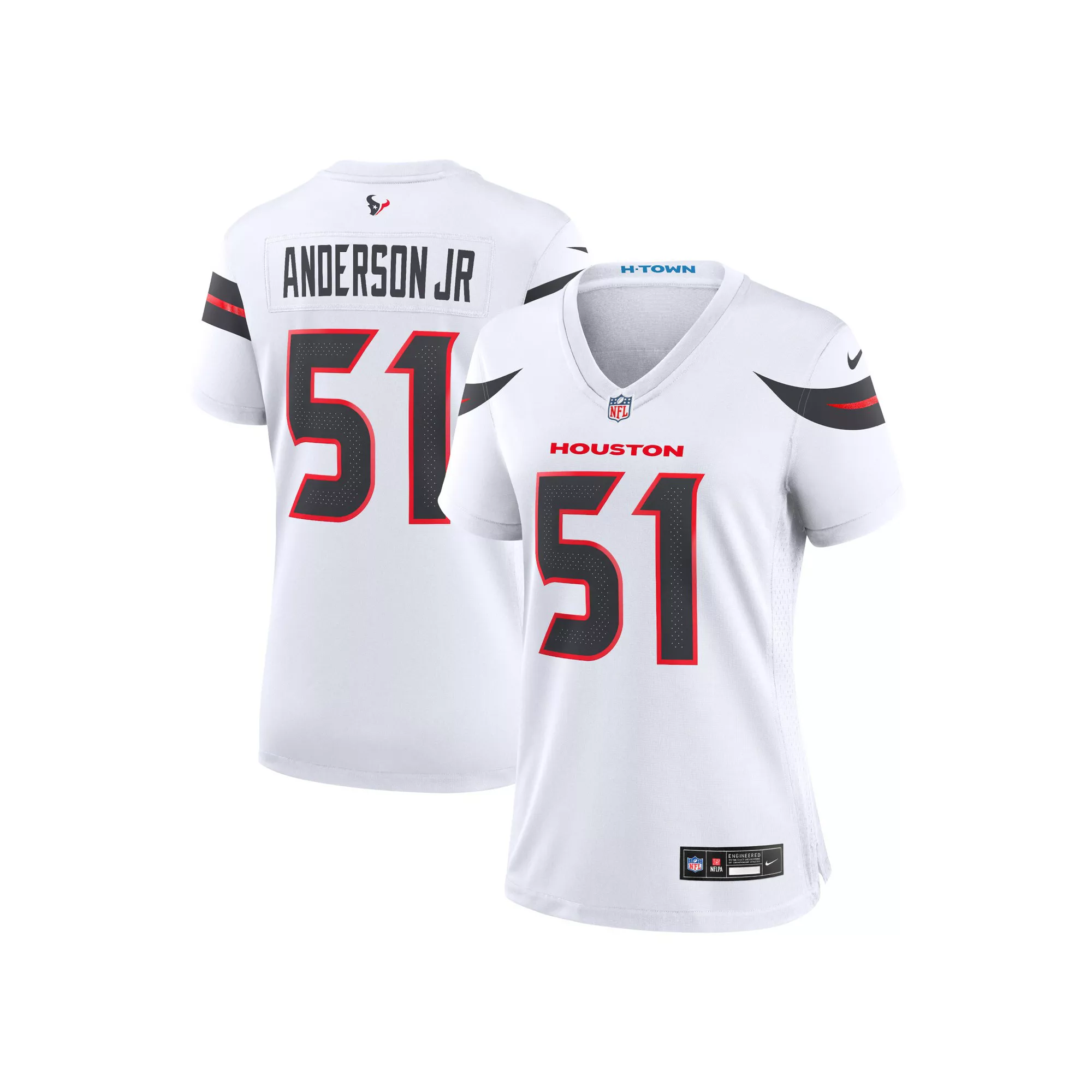 Women's Nike Will Anderson Jr. White Houston Texans Game Jersey