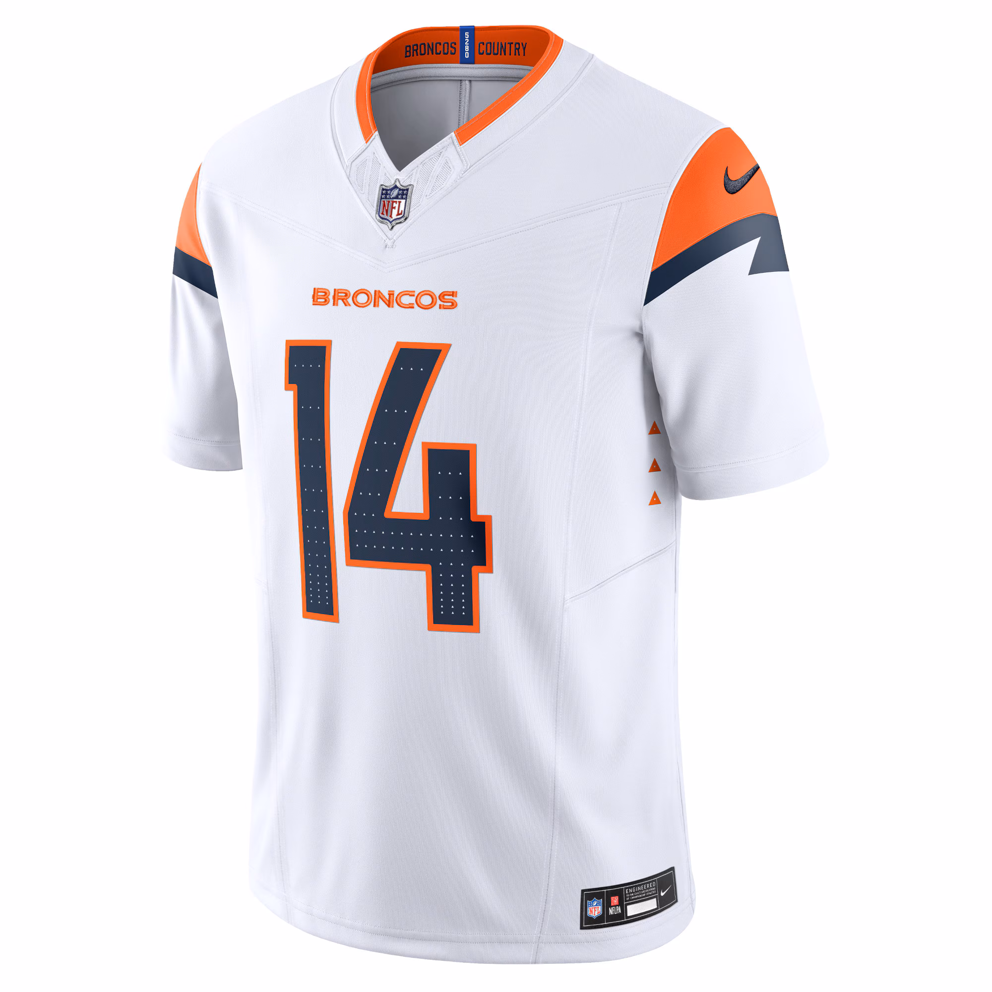 Courtland Sutton Denver Broncos Nike Mile High Collection Vapor F.U.S.E. Limited Jersey - White