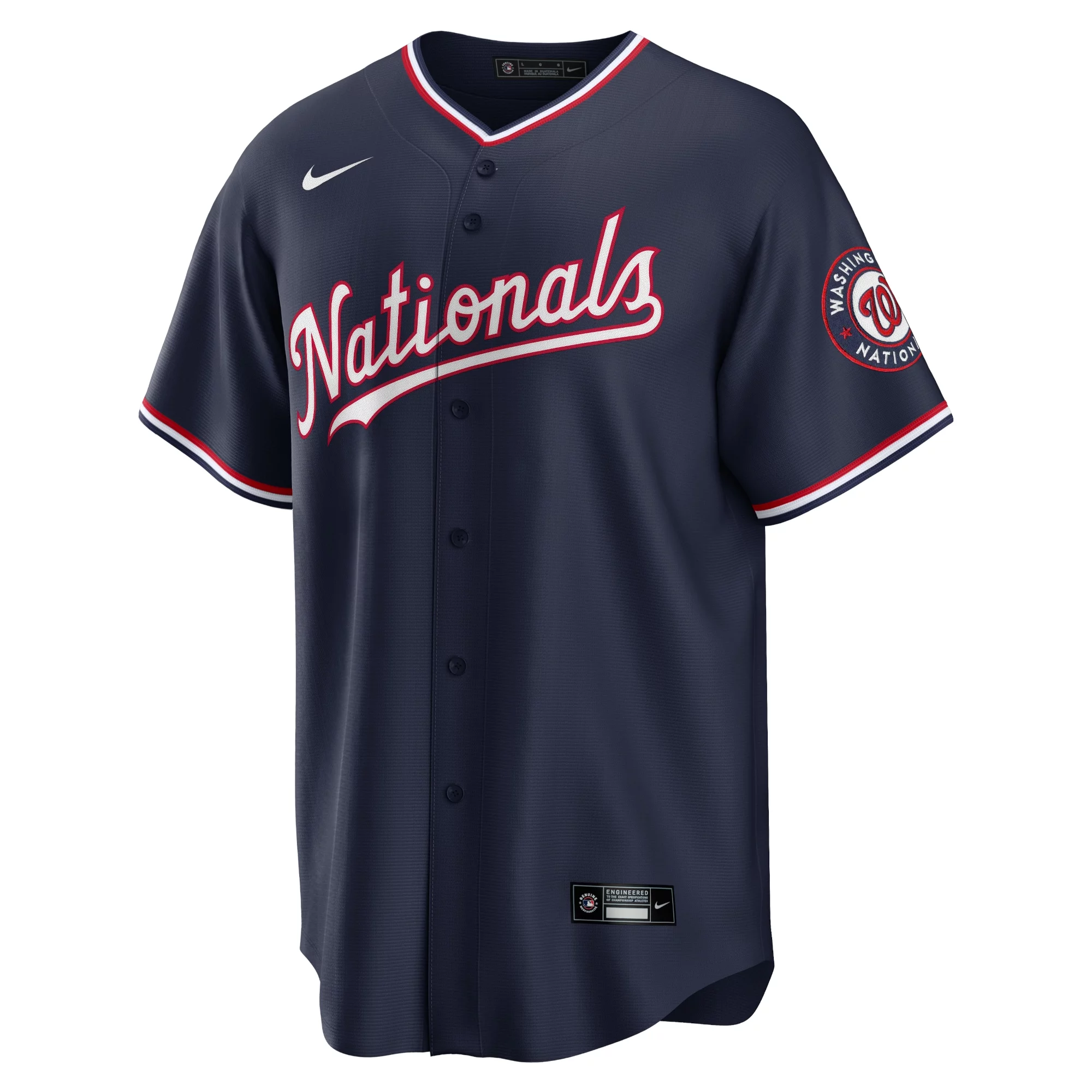 Men's Nike Navy Washington Nationals Alternate Replica Team Jersey