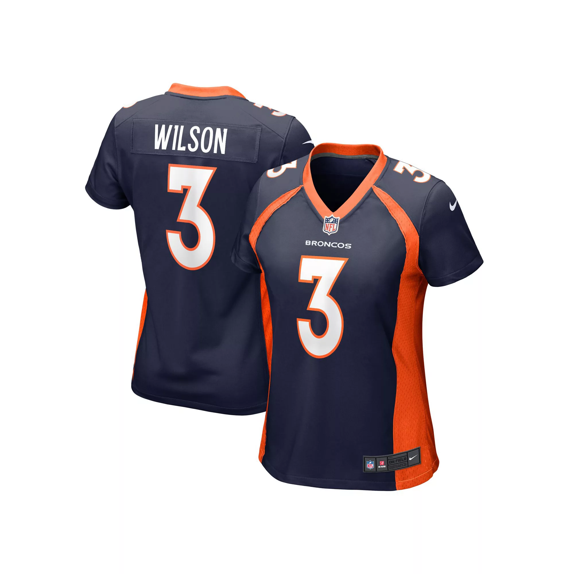 Women's Nike Russell Wilson Navy Denver Broncos Alternate Game Jersey