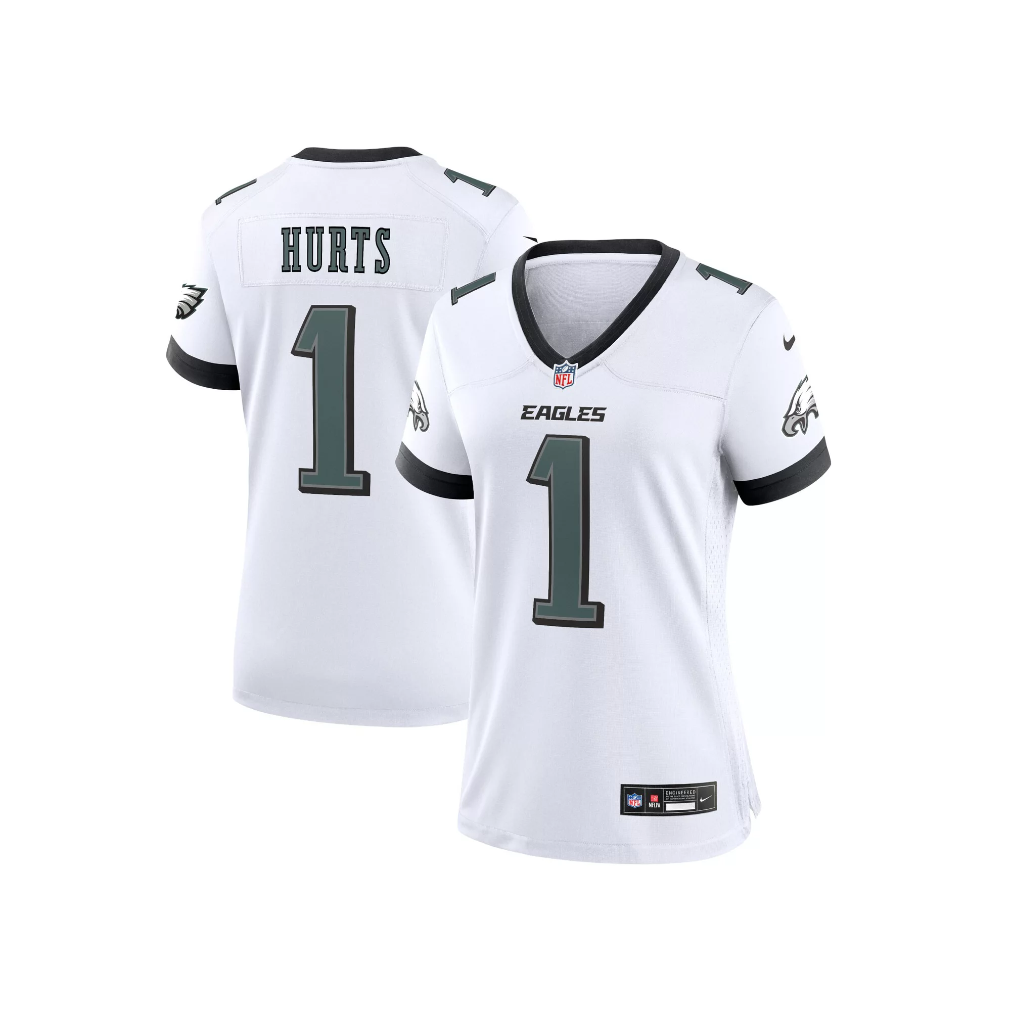 Men's Nike Jalen Hurts White Philadelphia Eagles Game Jersey