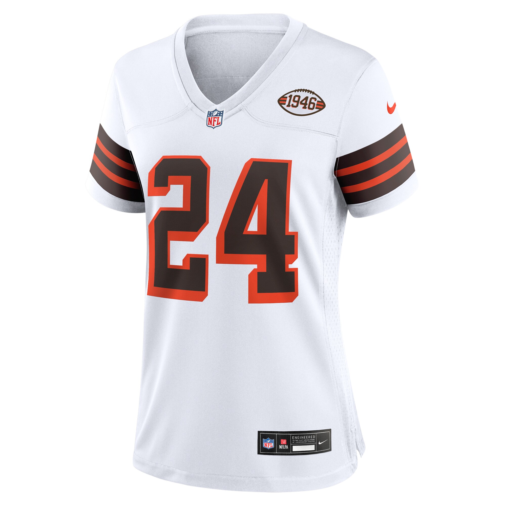 Nick Chubb Cleveland Browns Nike Women's Alternate Game Jersey -  White