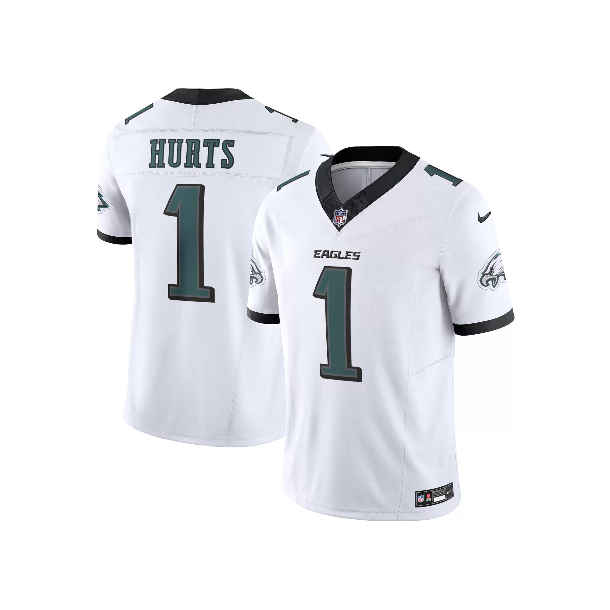 Men's Nike Jalen Hurts White Philadelphia Eagles Vapor F.U.S.E. Limited Jersey
