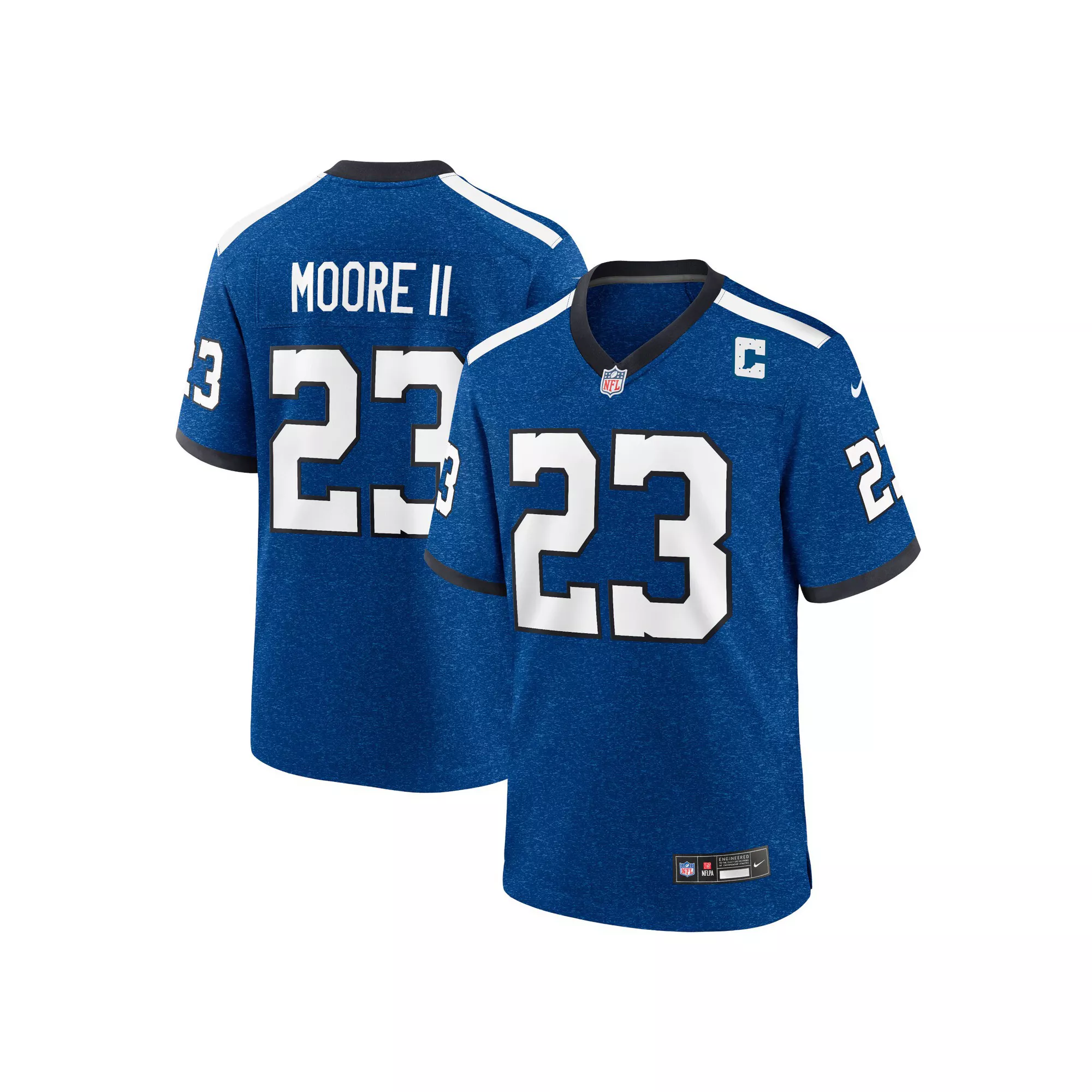 Men's Nike Kenny Moore II Royal Indianapolis Colts Indiana Nights Alternate Game Jersey