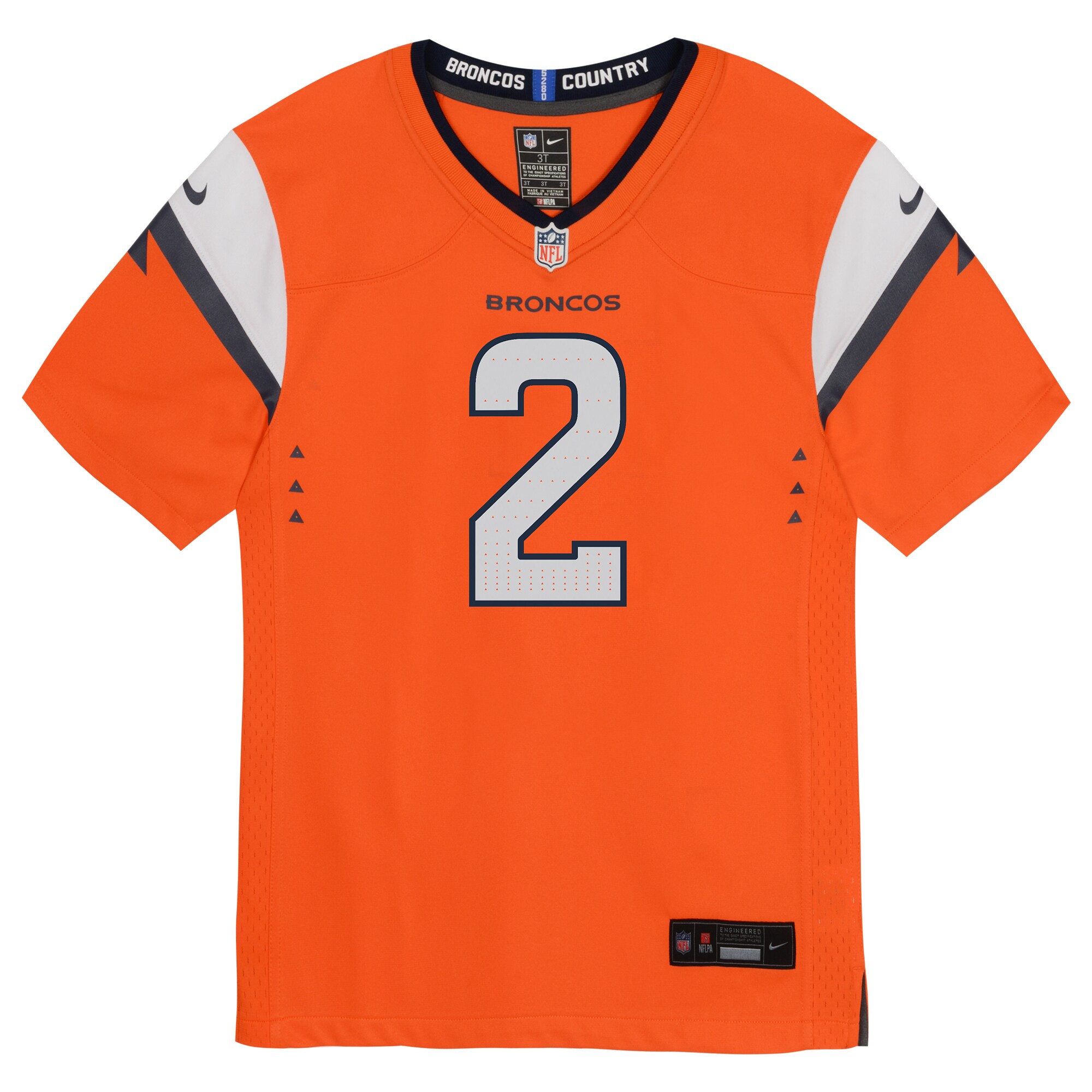 Patrick Surtain II Denver Broncos Nike Preschool Mile High Collection Game Jersey - Orange