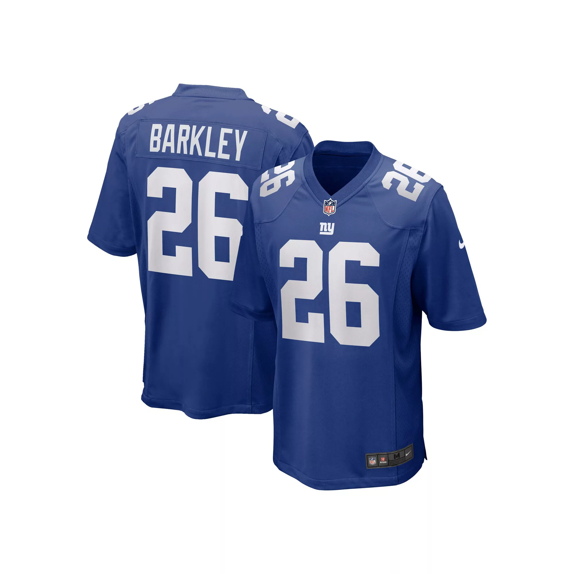 Men's Nike Saquon Barkley Royal New York Giants Game Jersey