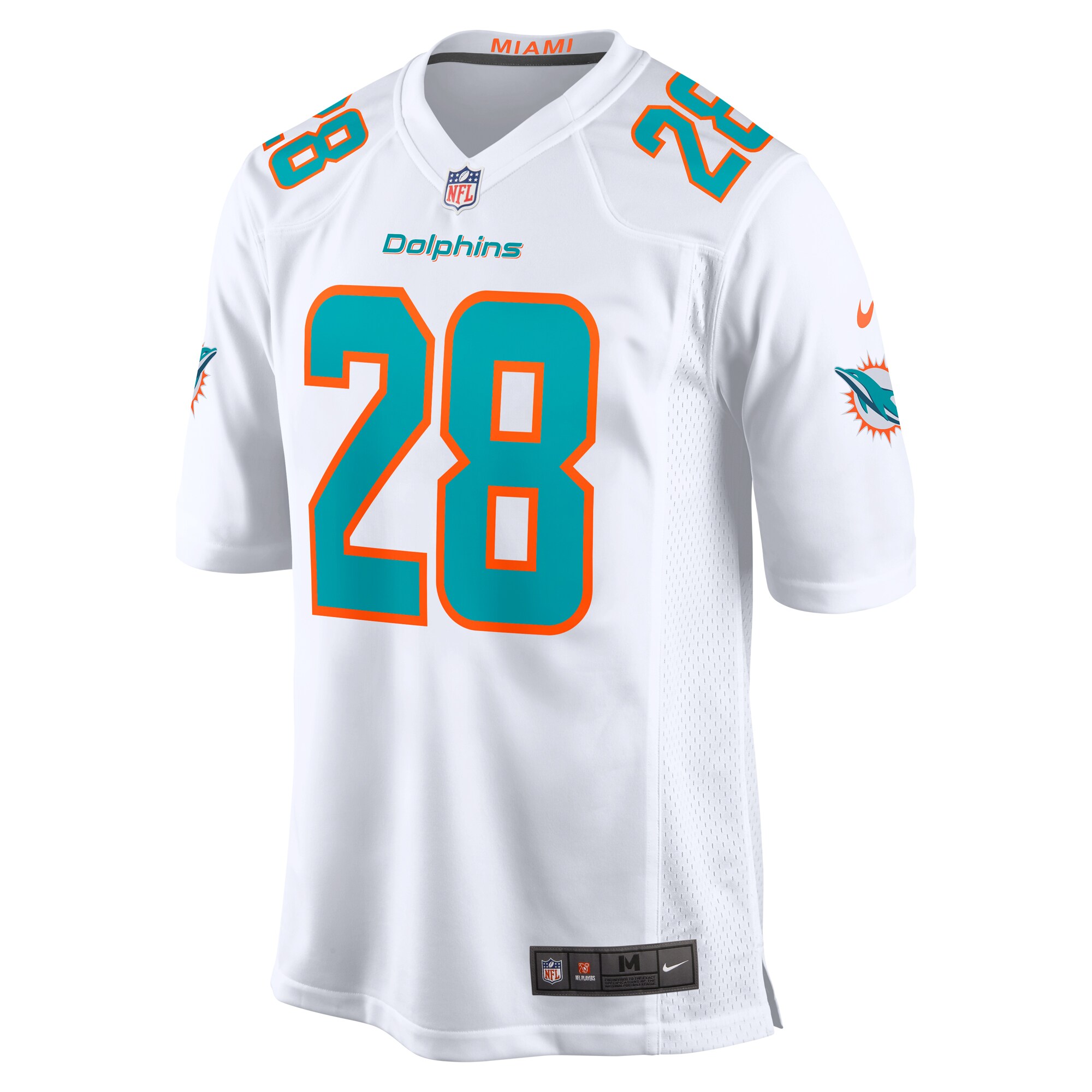 Devon Achane Miami Dolphins Nike Player Game Jersey - White
