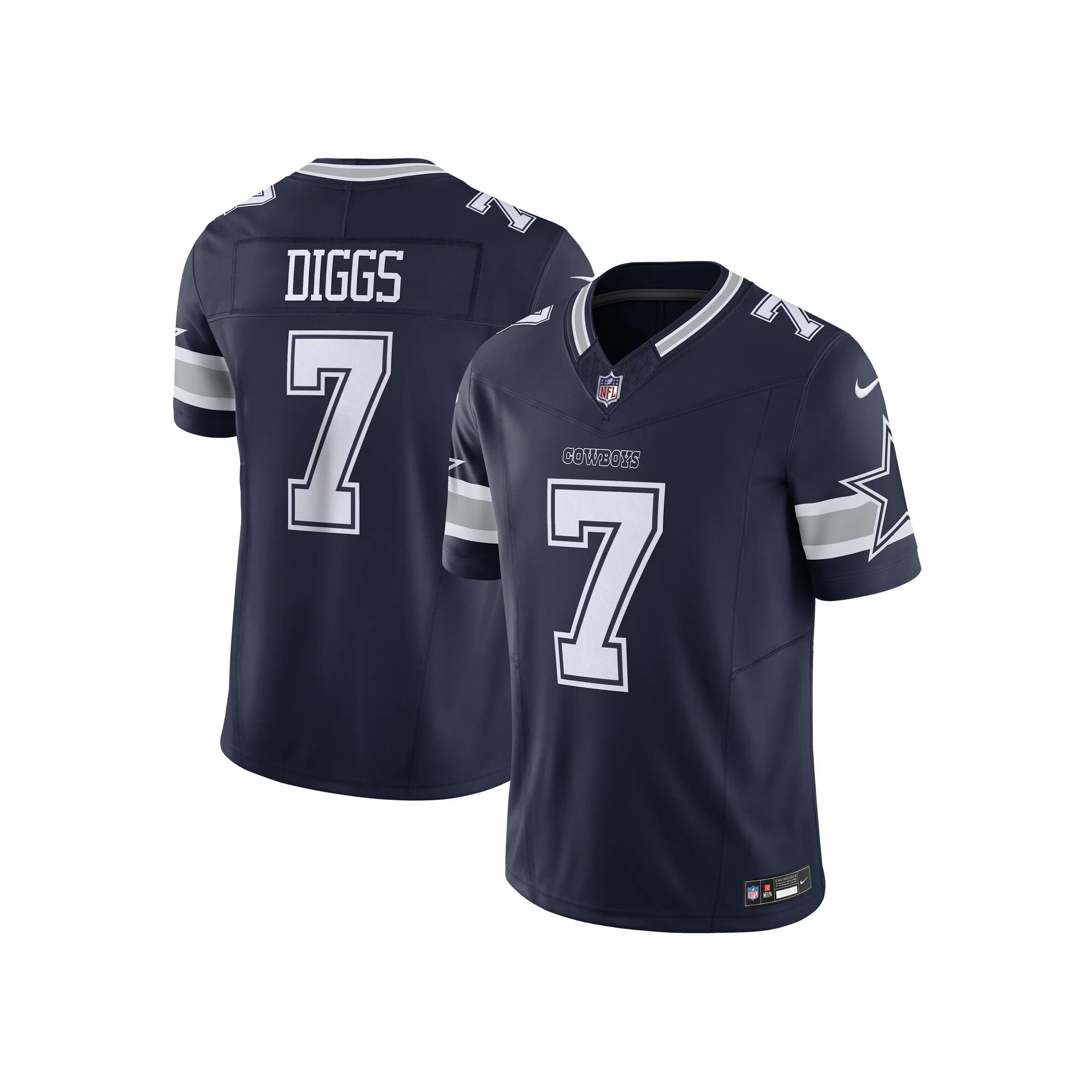 Men's Nike Trevon Diggs Navy Dallas Cowboys Vapor F.U.S.E. Limited Jersey