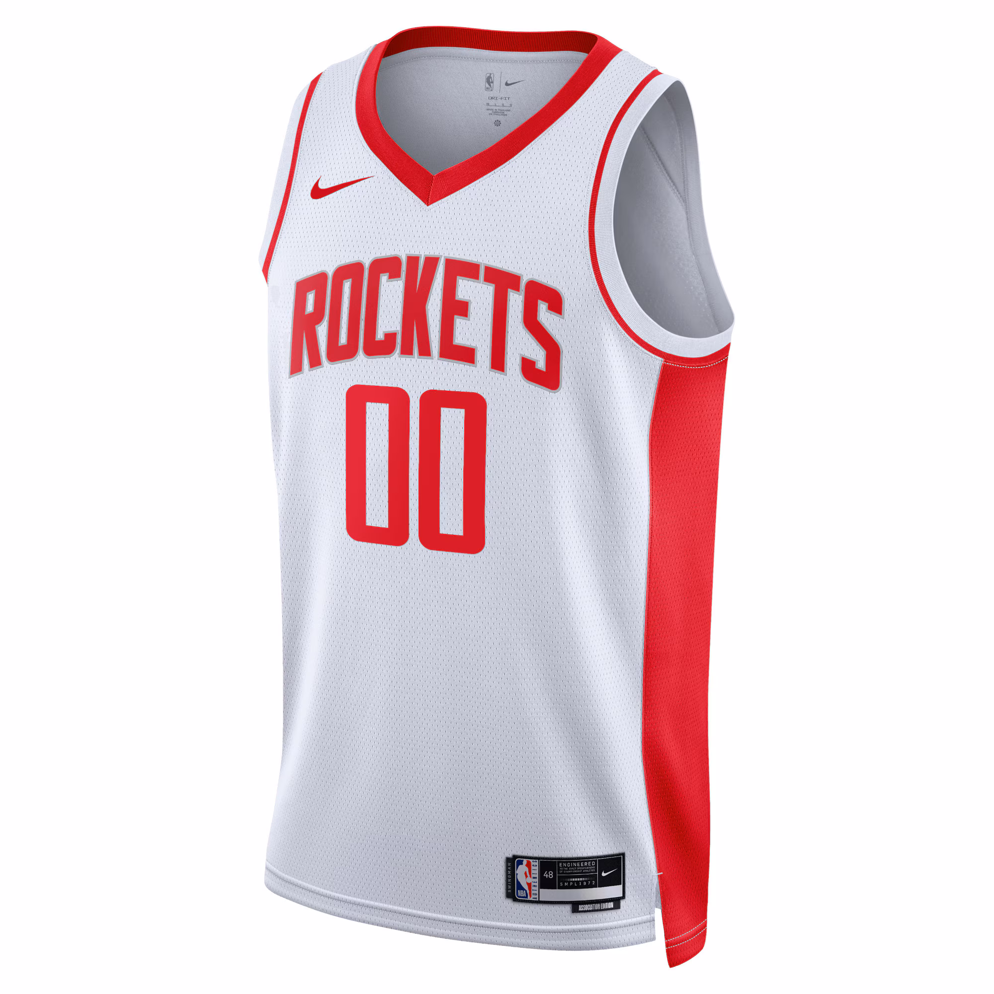 Houston Rockets Nike Unisex Swingman Custom Jersey White - Association Edition
