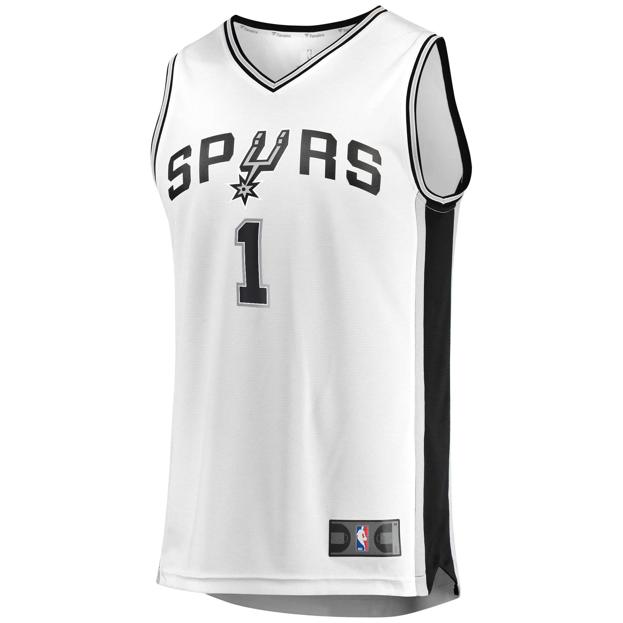 Men's Fanatics Victor Wembanyama White San Antonio Spurs Fast Break Player Jersey - Association Edition