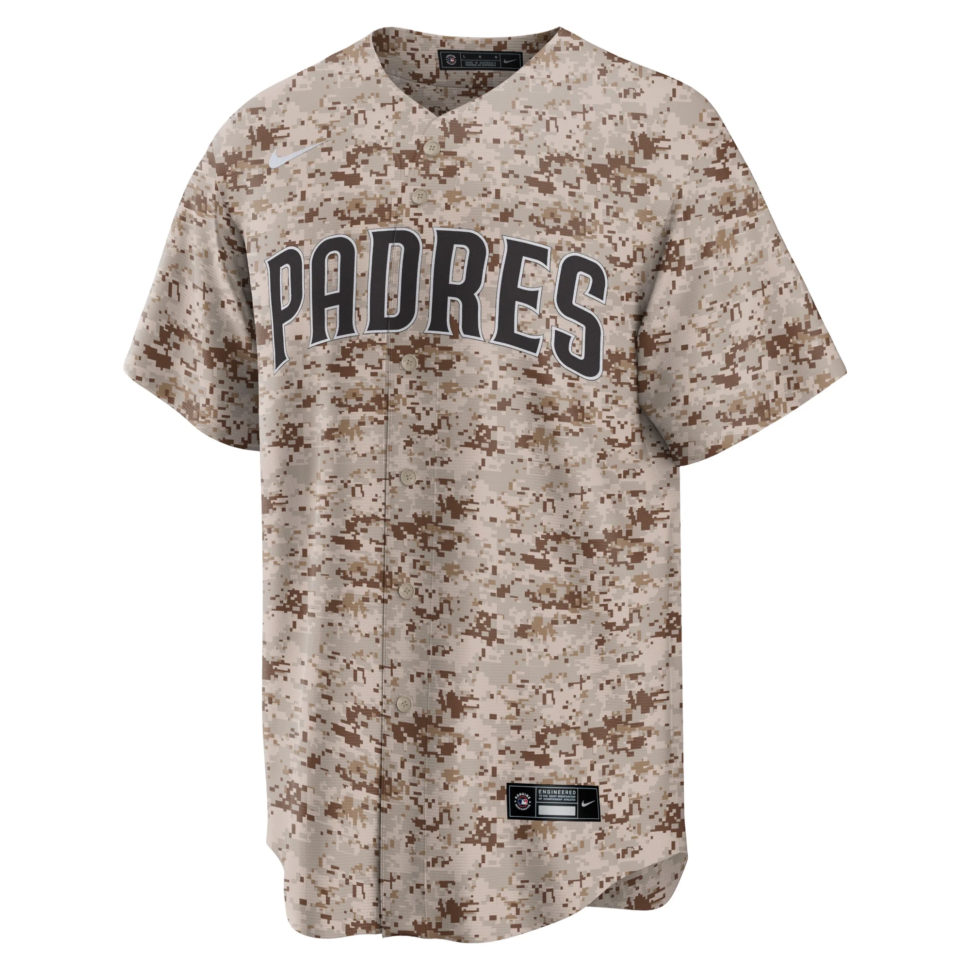 Men's Nike Juan Soto Camo San Diego Padres USMC Alternate Replica Player Jersey