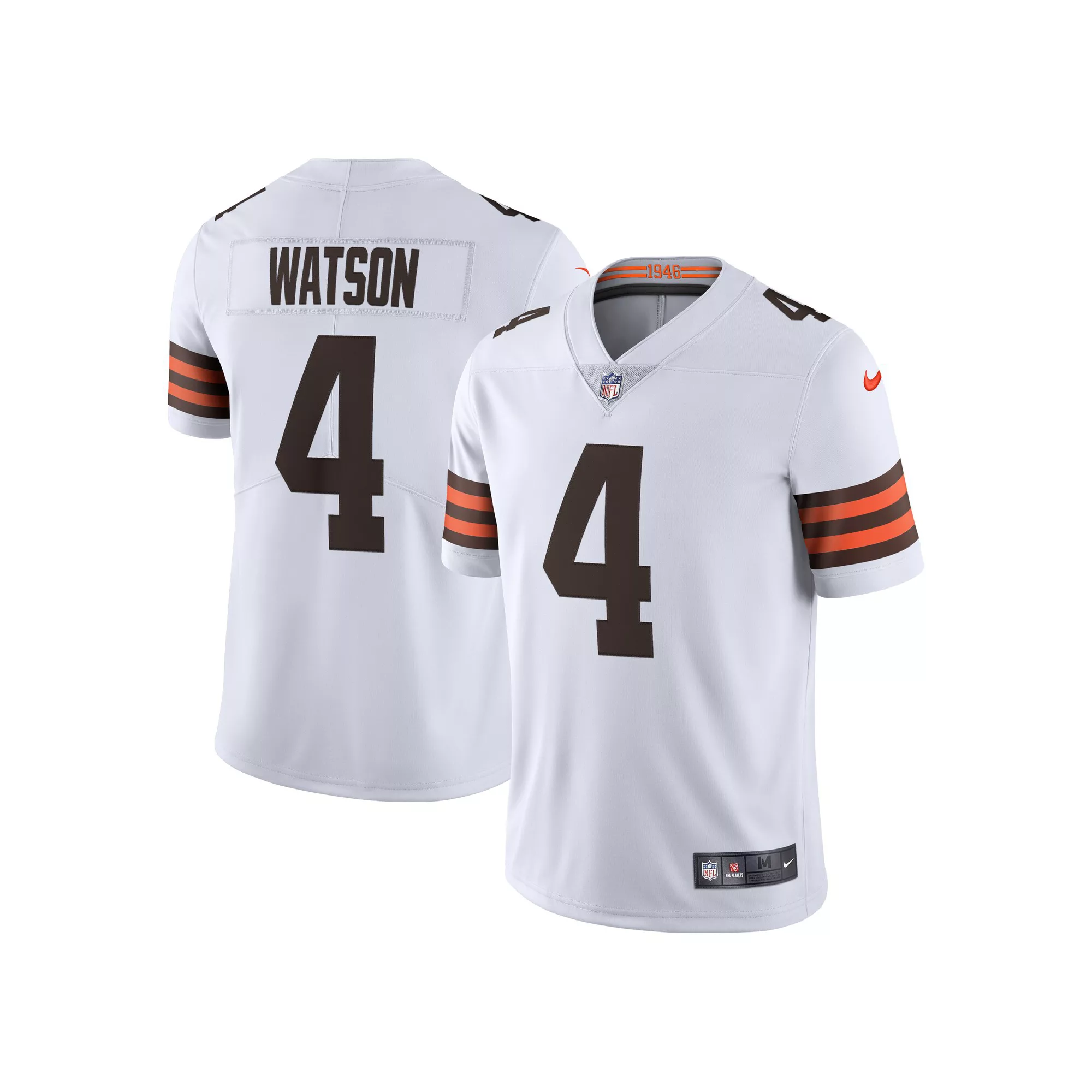 Men's Nike Deshaun Watson White Cleveland Browns 2020 Vapor Limited Jersey