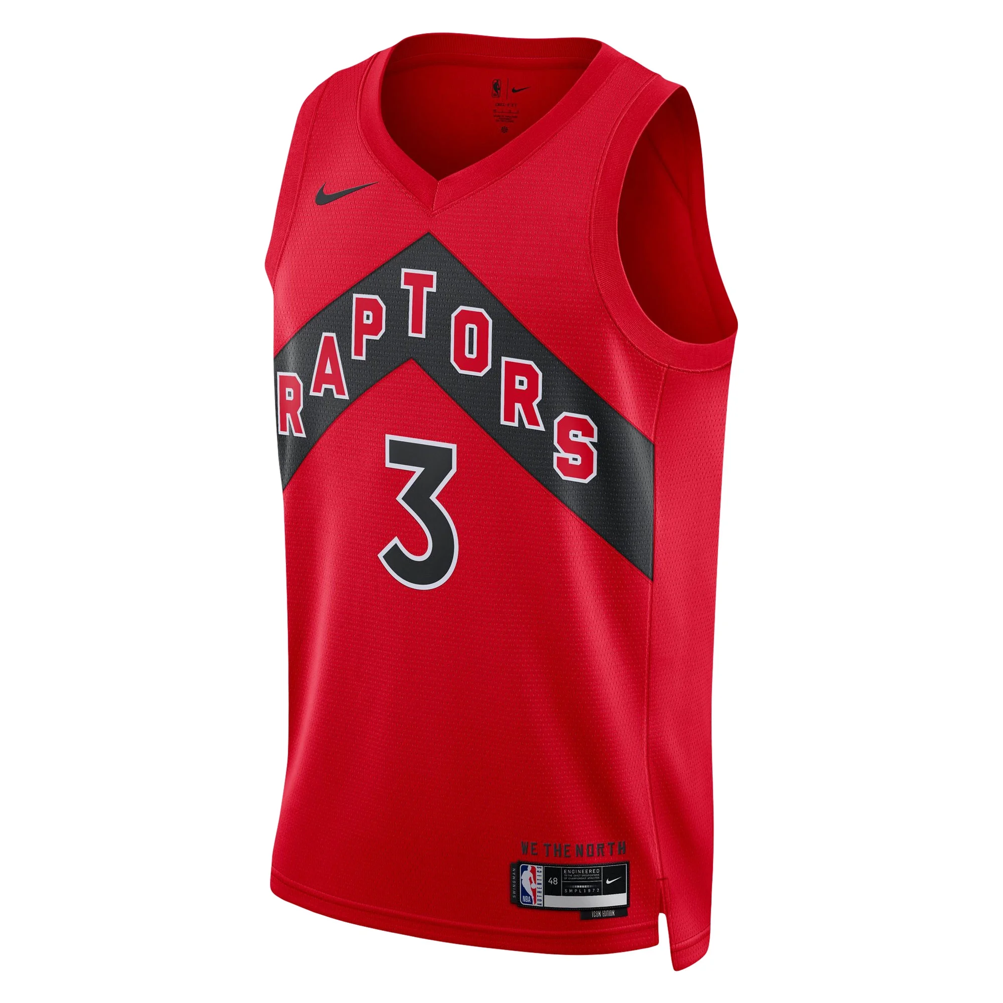 Unisex Nike OG Anunoby Red Toronto Raptors Swingman Jersey - Icon Edition