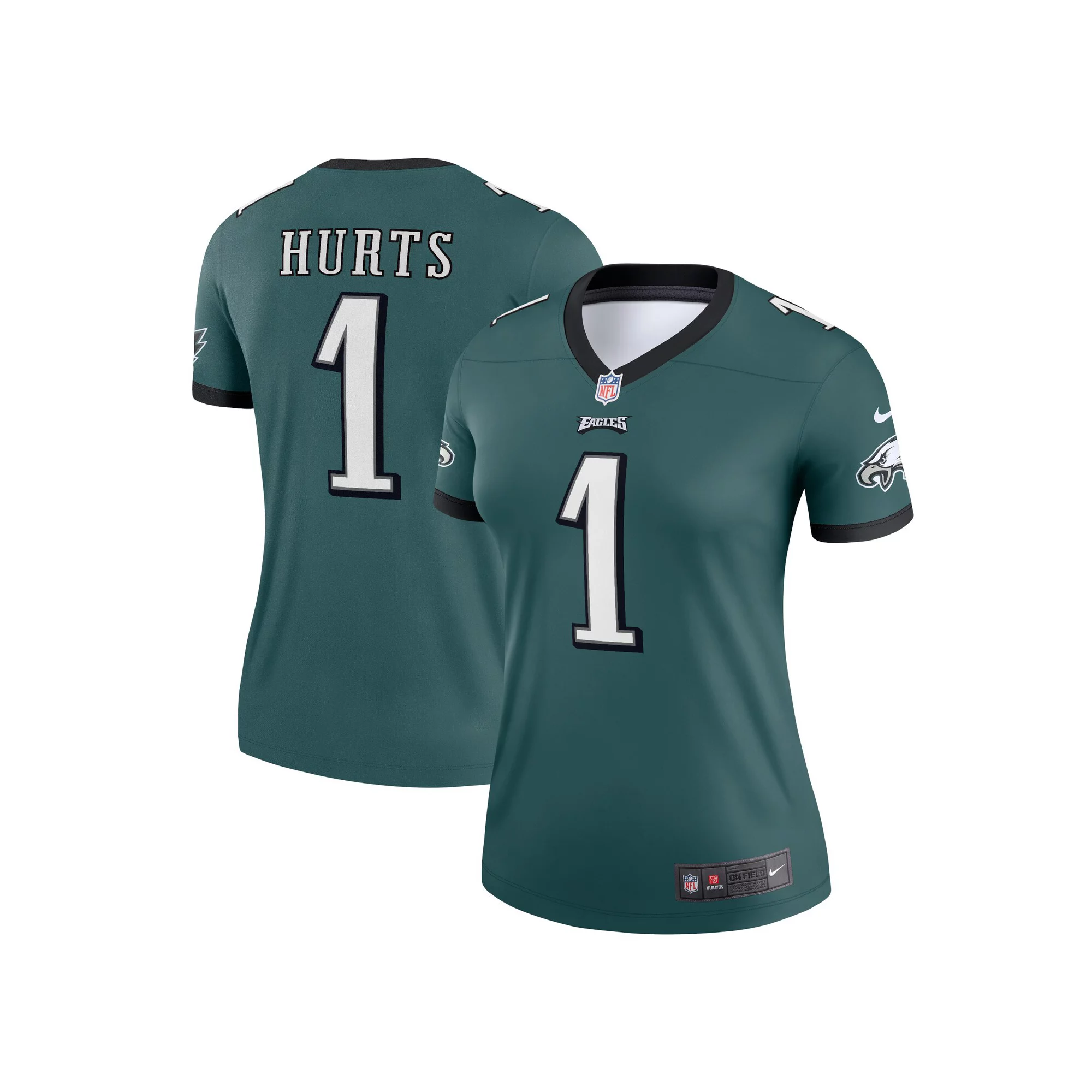 Women's Nike Jalen Hurts Midnight Green Philadelphia Eagles Legend Jersey