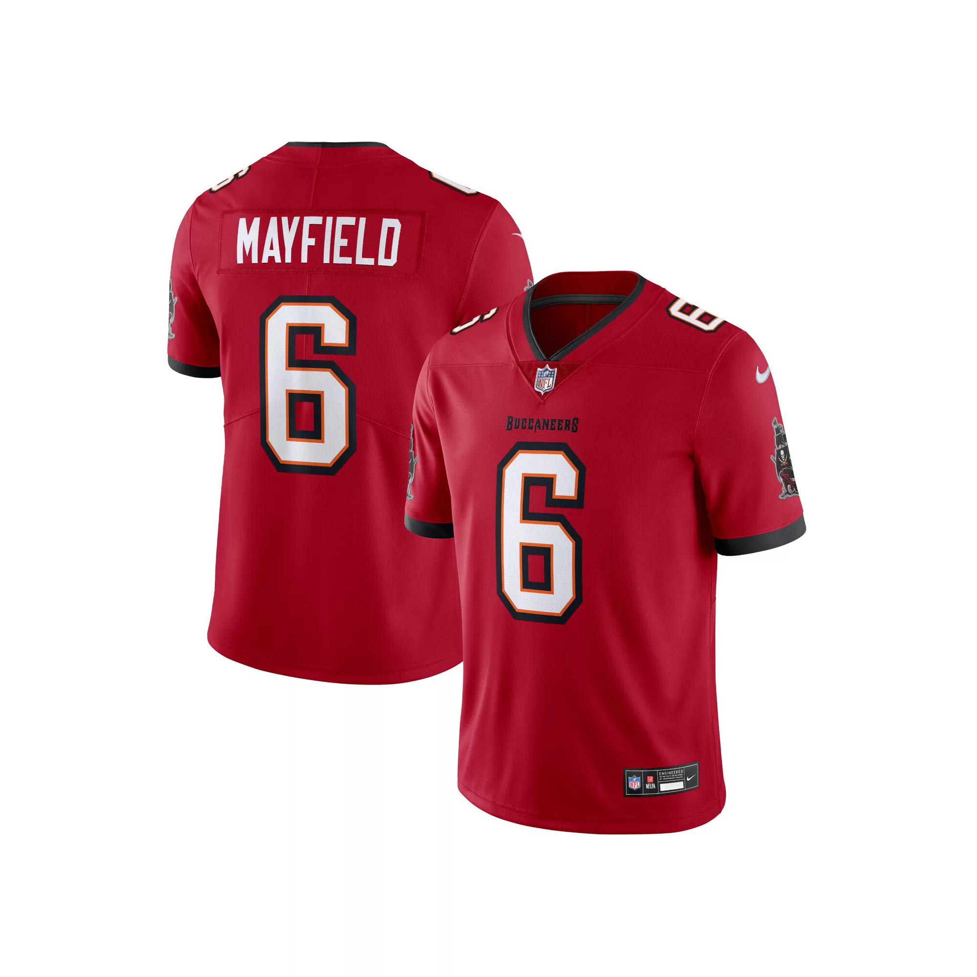 Men's Nike Baker Mayfield Red Tampa Bay Buccaneers  Vapor Untouchable Limited Jersey