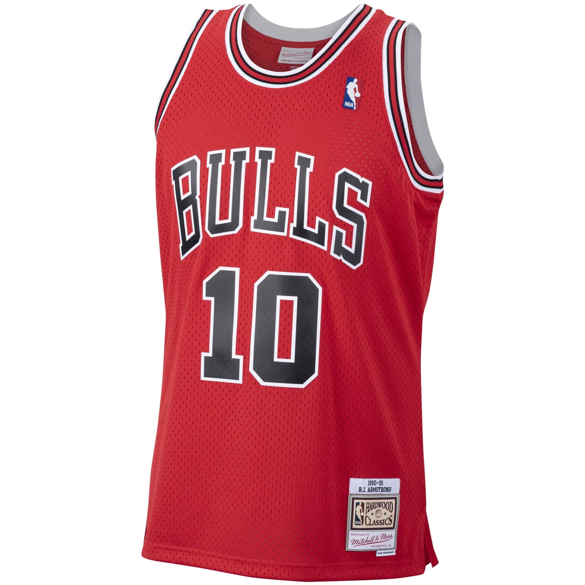 Men's Mitchell & Ness B.J. Armstrong Scarlet Chicago Bulls 2001/02 Hardwood Classics Swingman Jersey