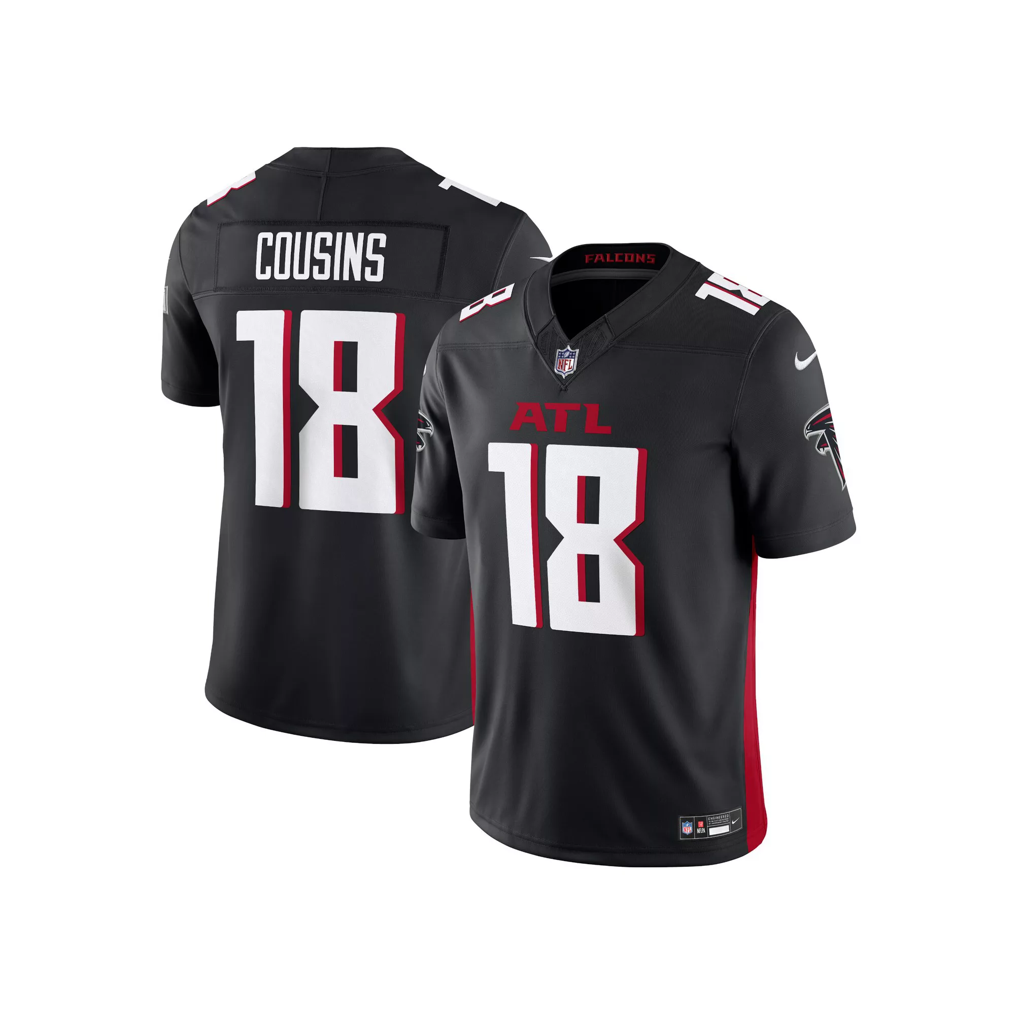 Men's Nike Kirk Cousins Black Atlanta Falcons Vapor F.U.S.E. Limited Jersey