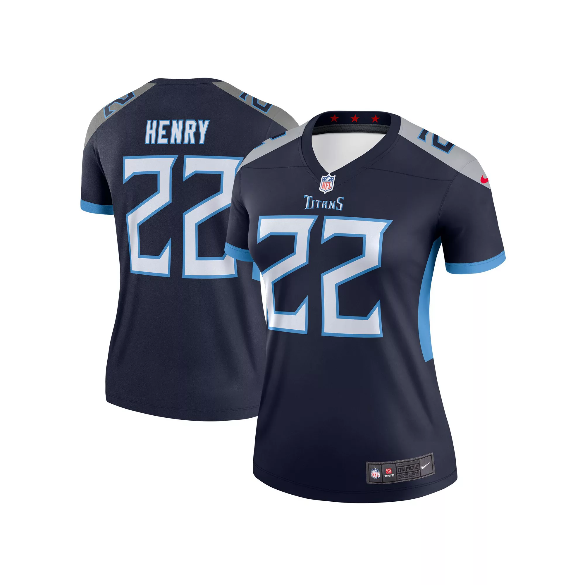 Women's Nike Derrick Henry Navy Tennessee Titans New Legend Jersey