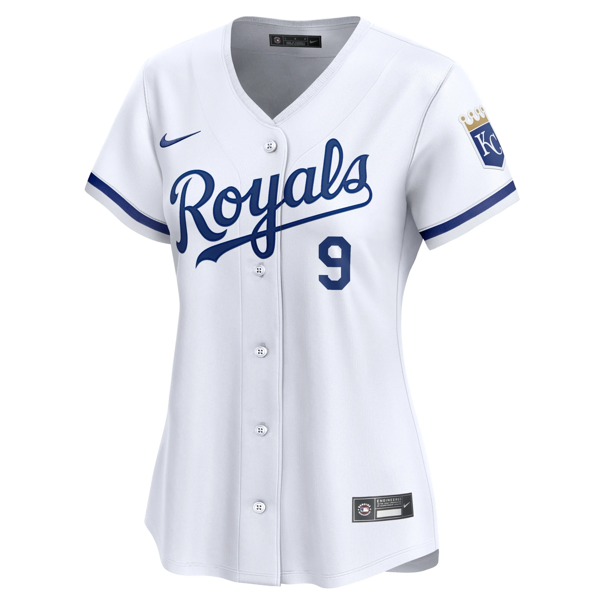 Women's Nike Vinnie Pasquantino White Kansas City Royals Home Limited Player Jersey