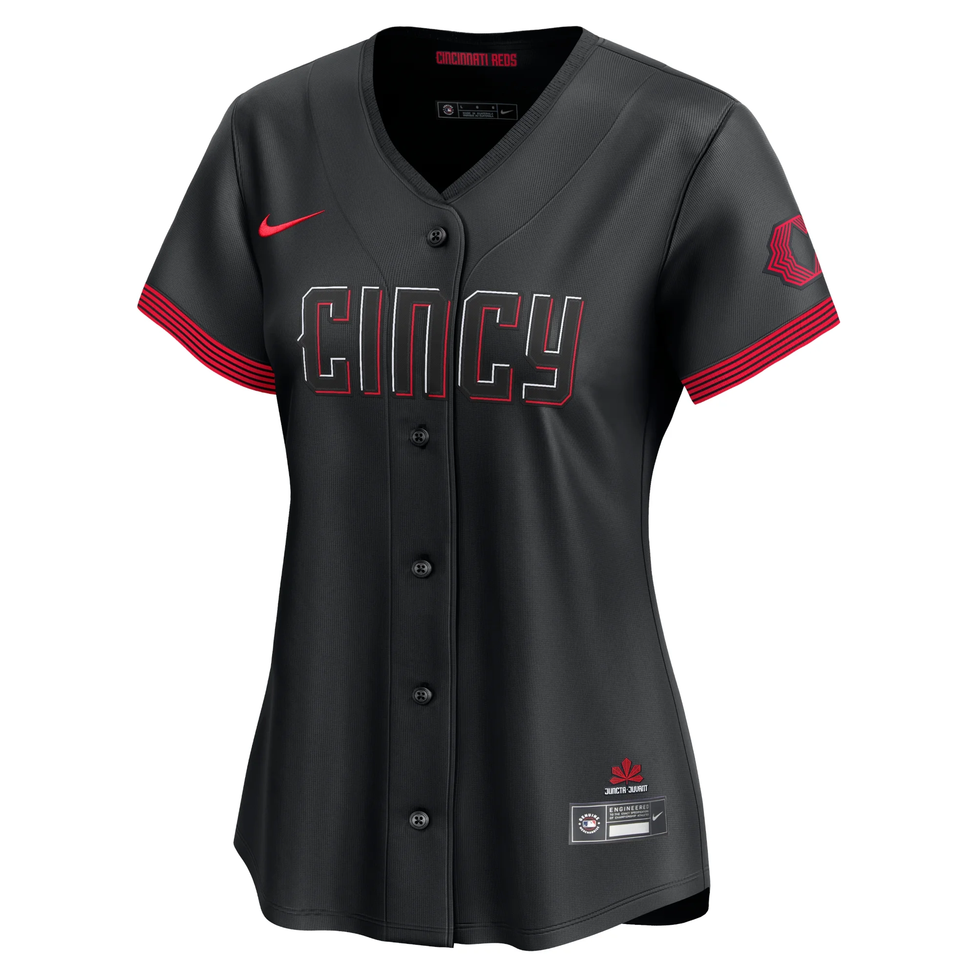 Women's Nike Black Cincinnati Reds City Connect Limited Jersey
