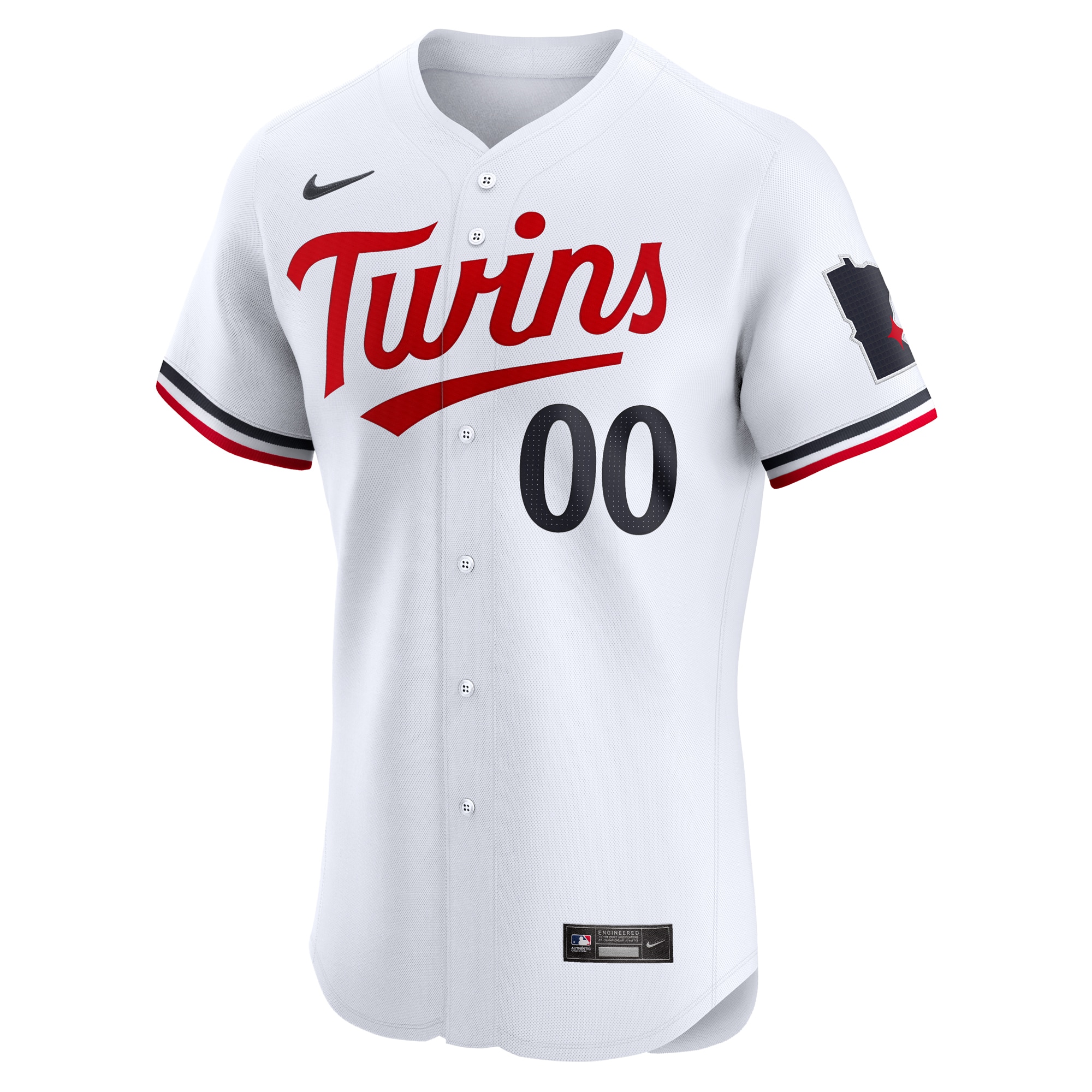 Minnesota Twins Nike Home Elite Custom Jersey - White